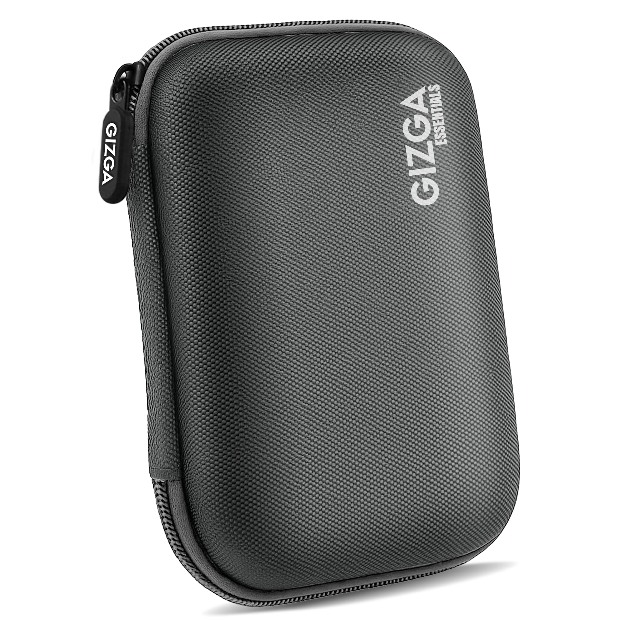 Gizga Essentials External Hard Drive Case For 2.5Inch Hard Drive  Double Padded (Gray)
