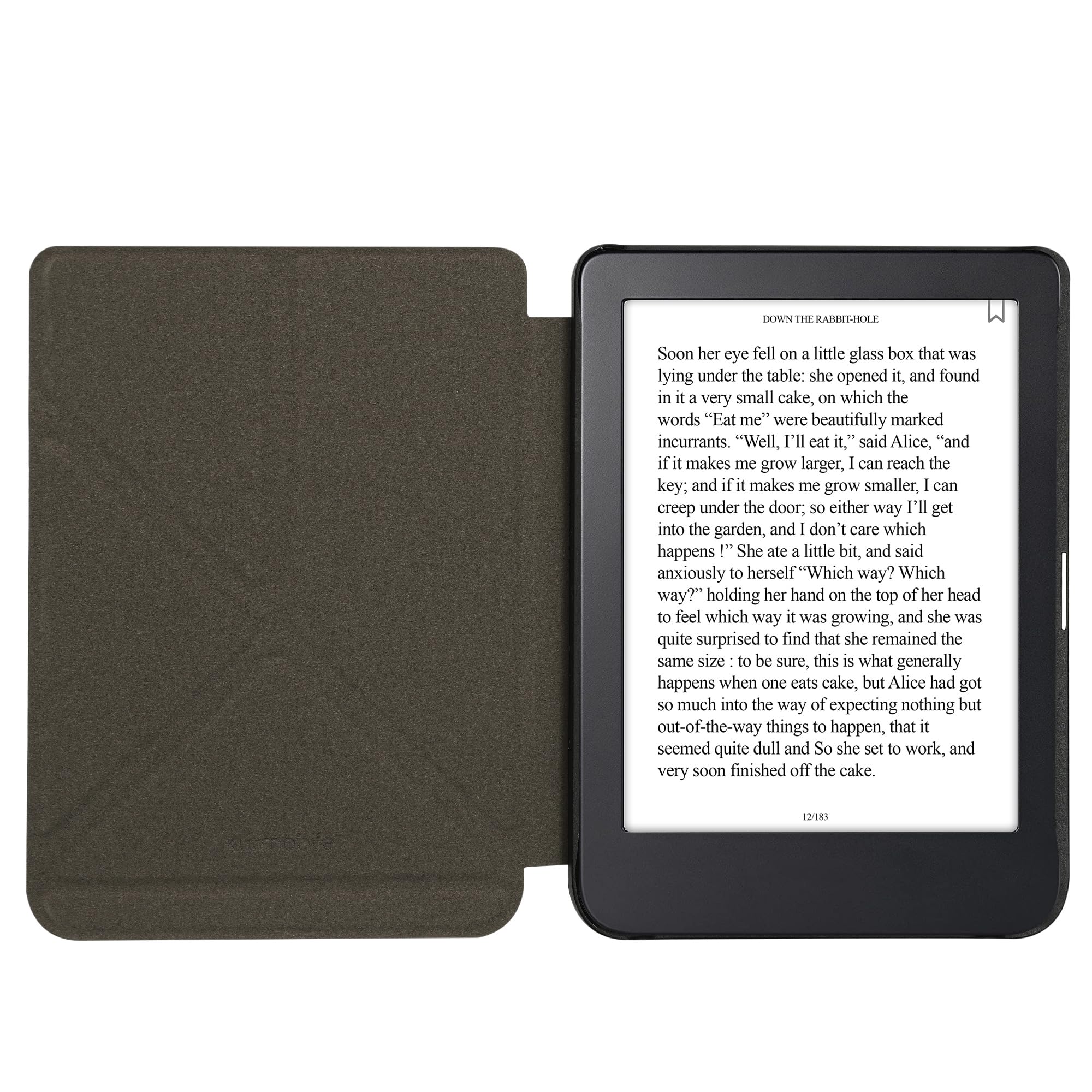 Kwmobile Origami Case Compatible With Kobo Clara 2E / Tolino Shine 4 Case   Slim Pu Leather Cover With Stand   Mint