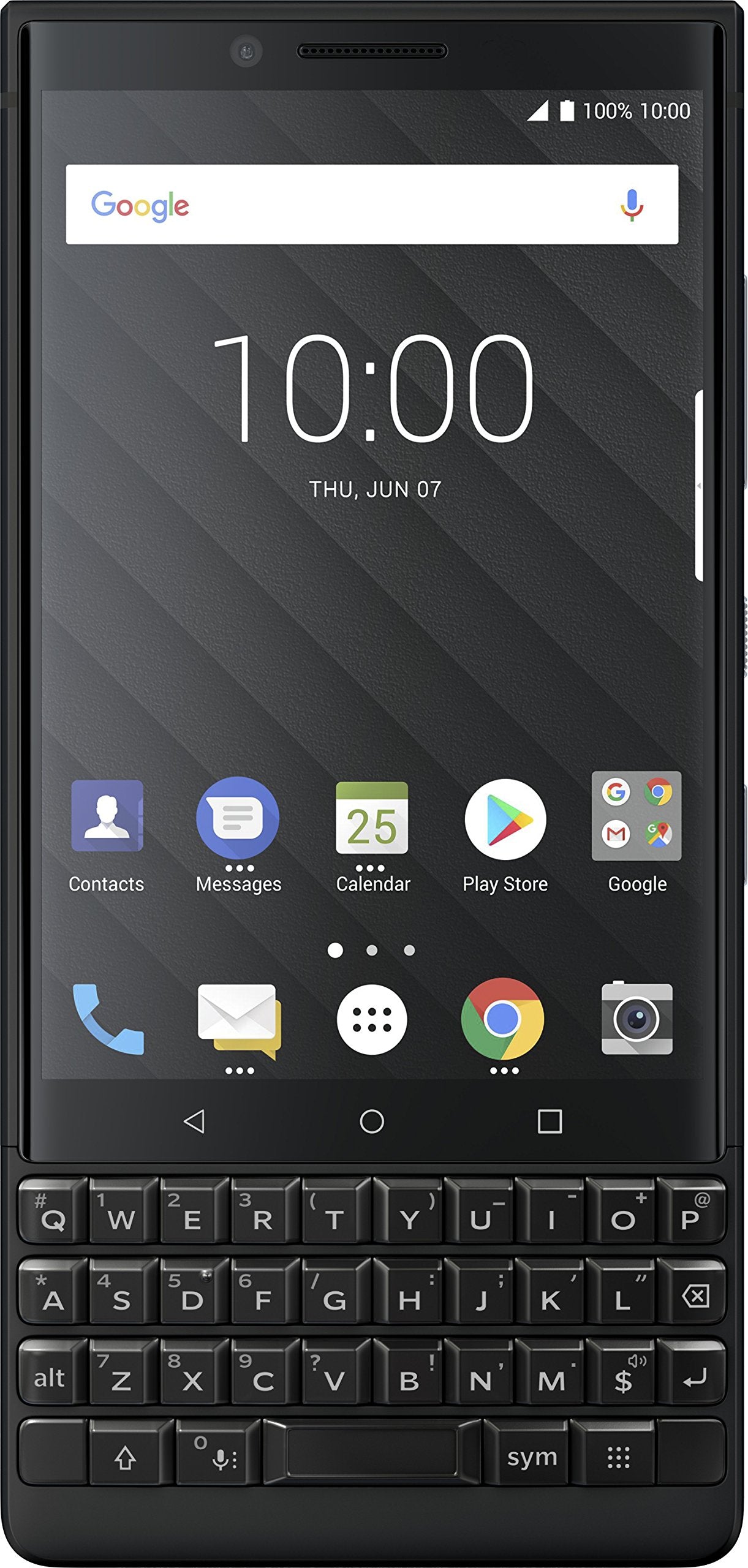 BlackBerry KEY2 Black Unlocked Android Smartphone (AT&T/T-Mobile) 4G LTE, 64GB