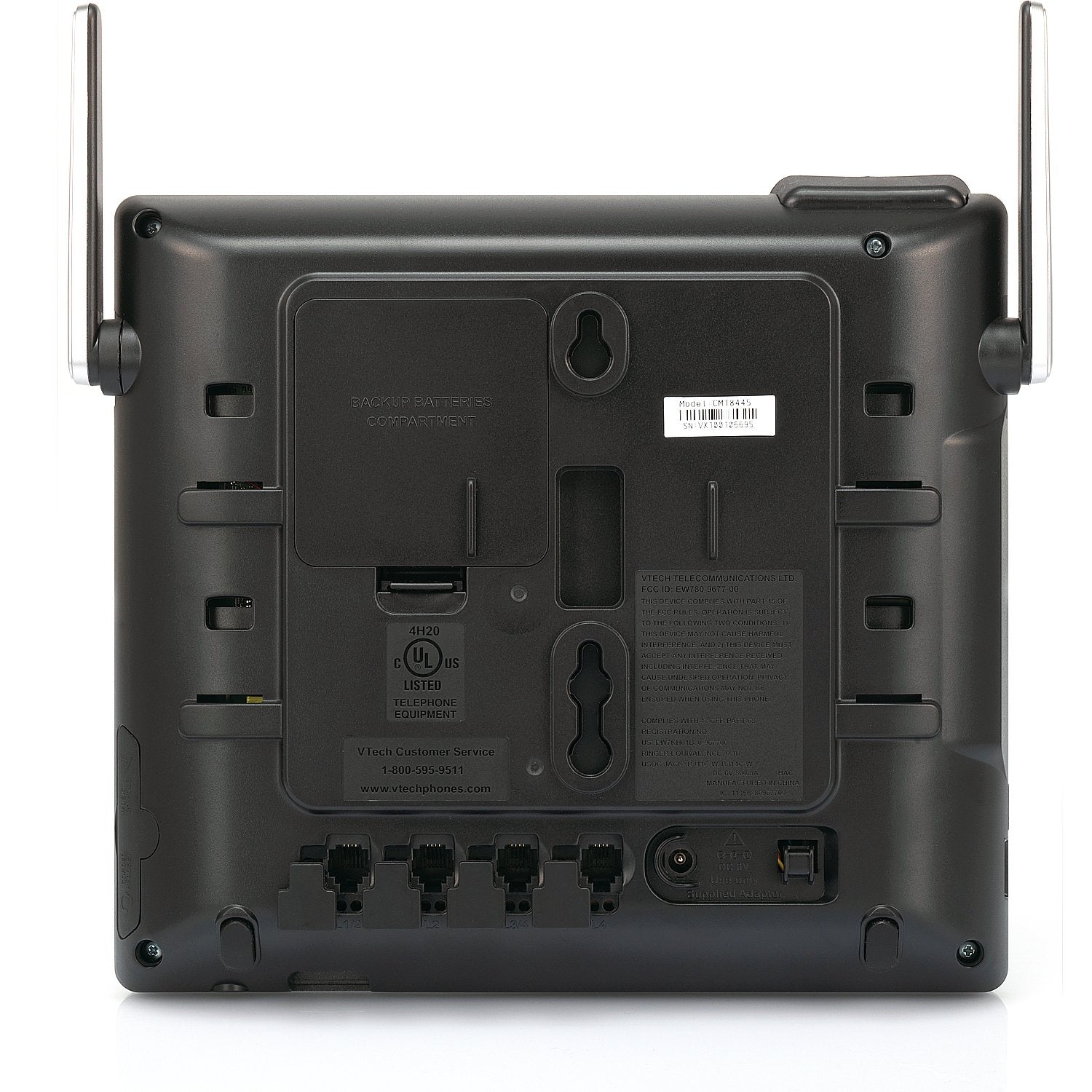 Vtech Cm18445 Main Console - Dect 6.0 4-Line Expandable Small Business Office Phone With Answering System