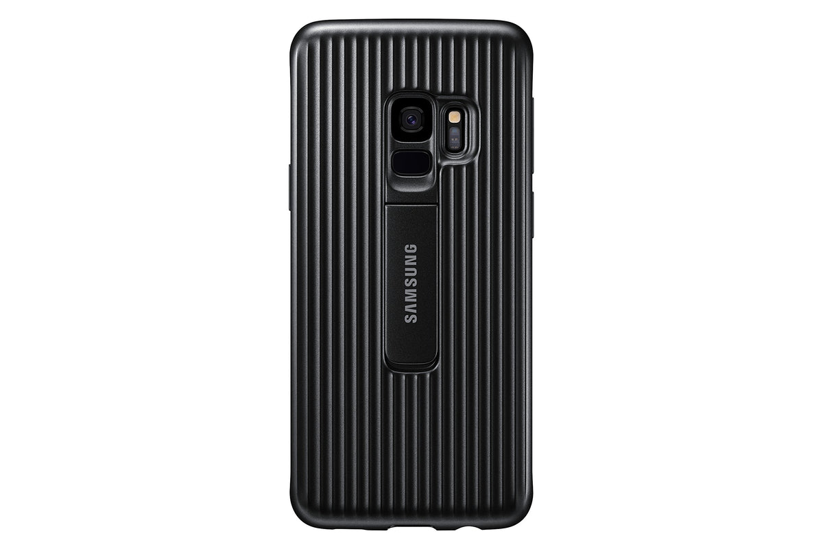 Samsung Galaxy S9 Rugged Military Grade Protective Case With Kickstand, Black   Ef Rg960Cbegus