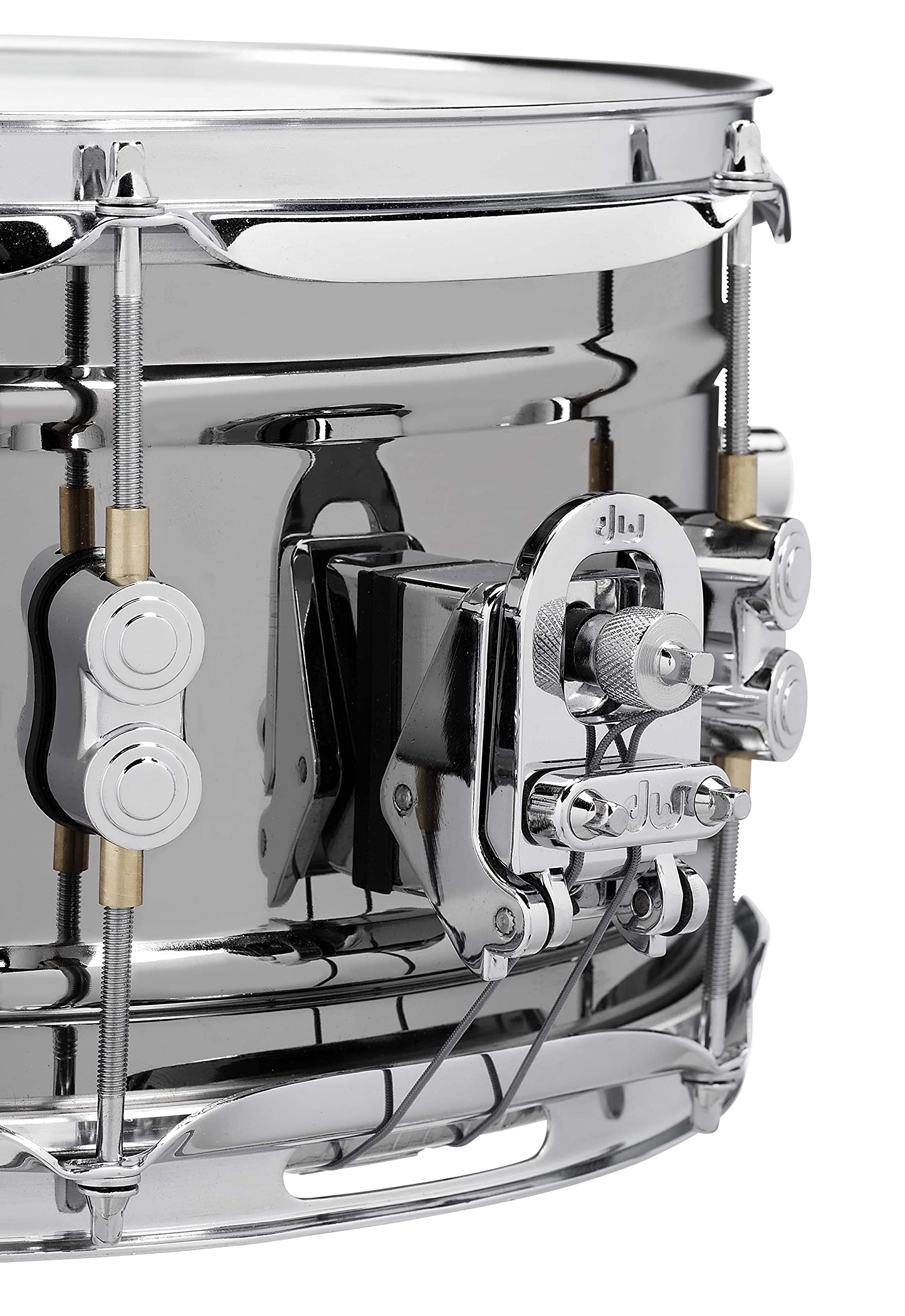 Pacific Drums Concept Series Black Nickel Over Steel Snare Drum, 6''X10'' (Pdsn0610Bncr)