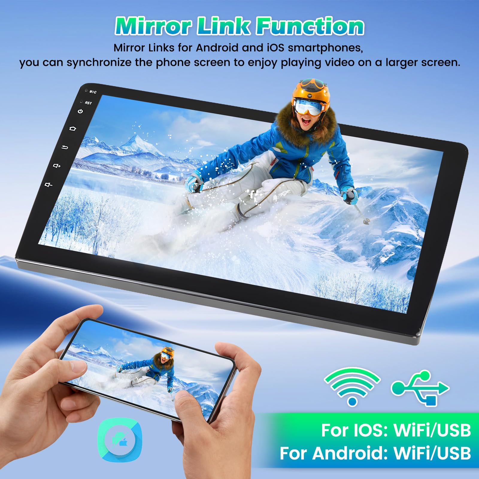 Roinvou 4+64G Android Carplay Stereo For Subaru Forester Impreza Wrx Sti 2008 2012, 9'' Touch Screen Carplay Android Auto With 3