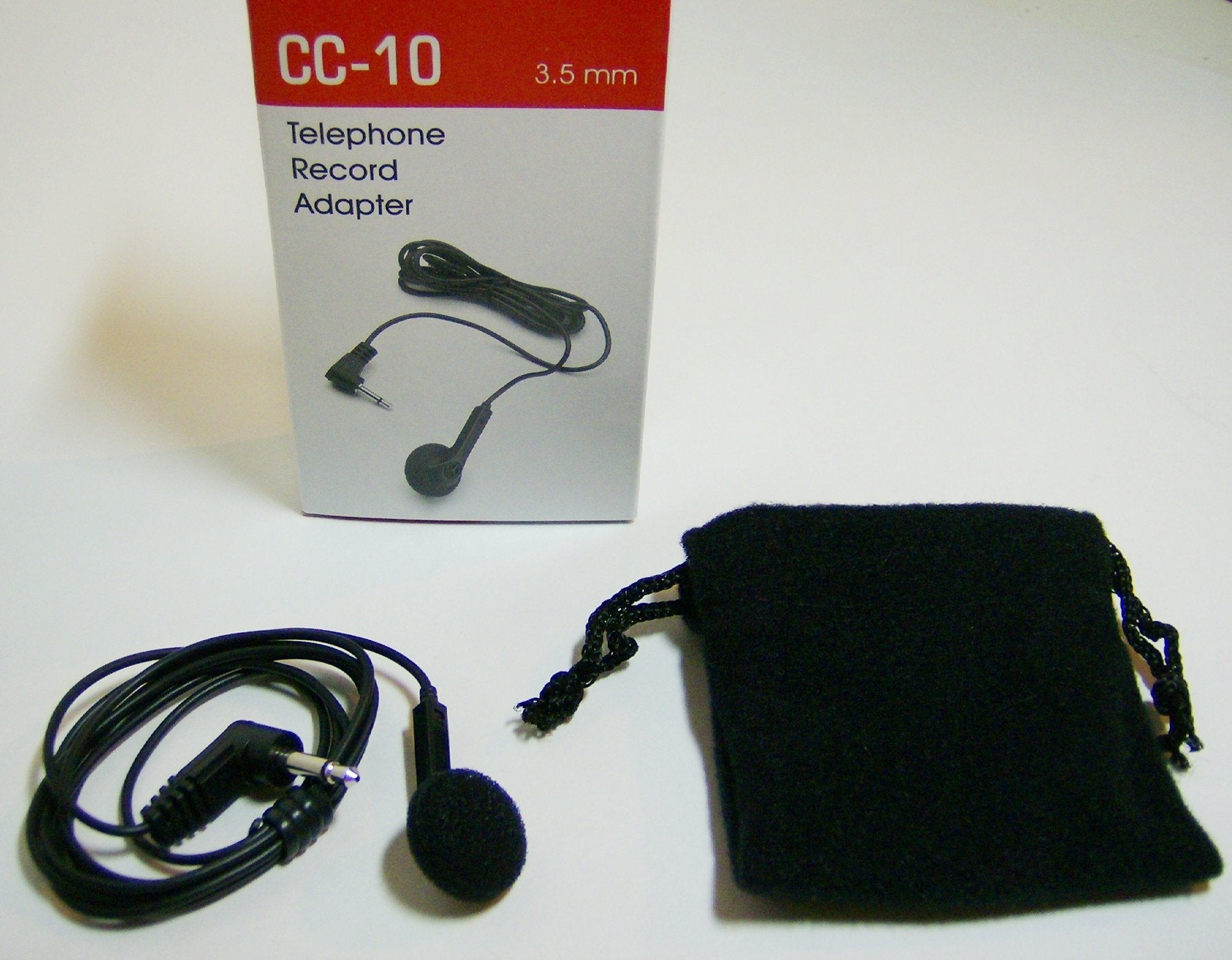 Record Coupler with single plug, designed-cell or cordless phones 3.5mm connector