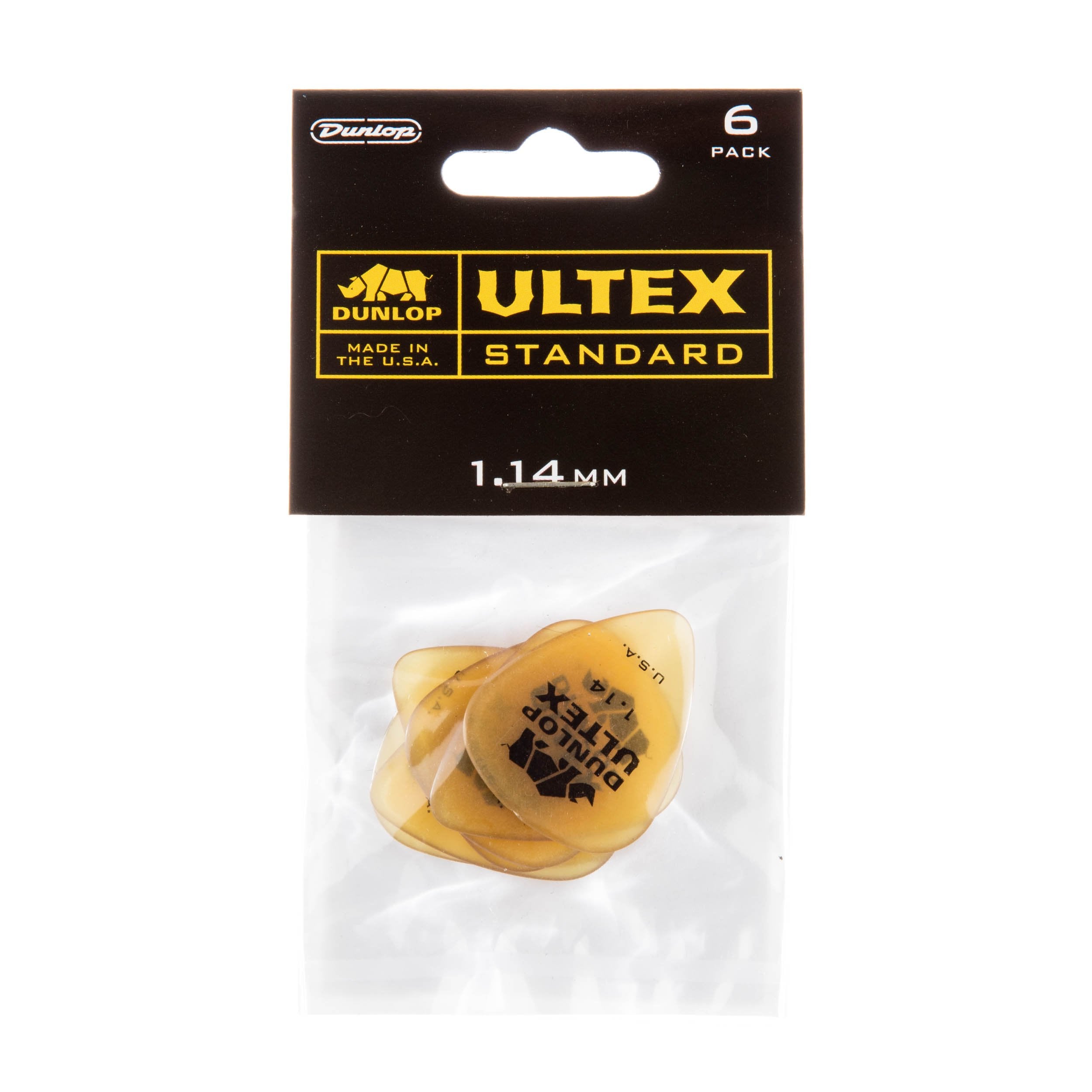 Dunlop 421R114 1.14Mm Ultex Guitar Picks, 72 Pack