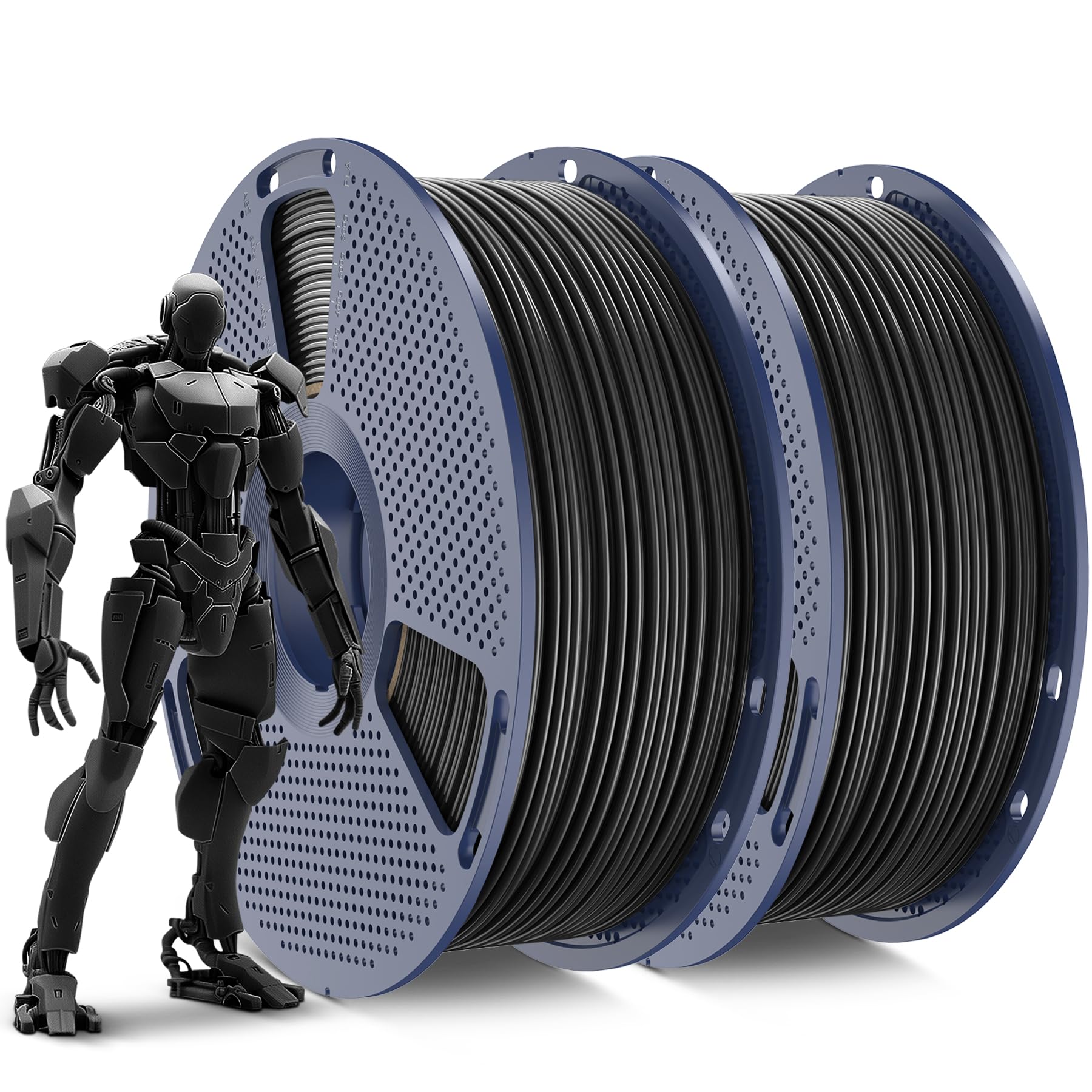 SUNLU ABS Filament 1.75mm 3D Printer Filament, Strong and Durable, Heat Resistance, Excellent Toughness, Individually Vacuum Pac