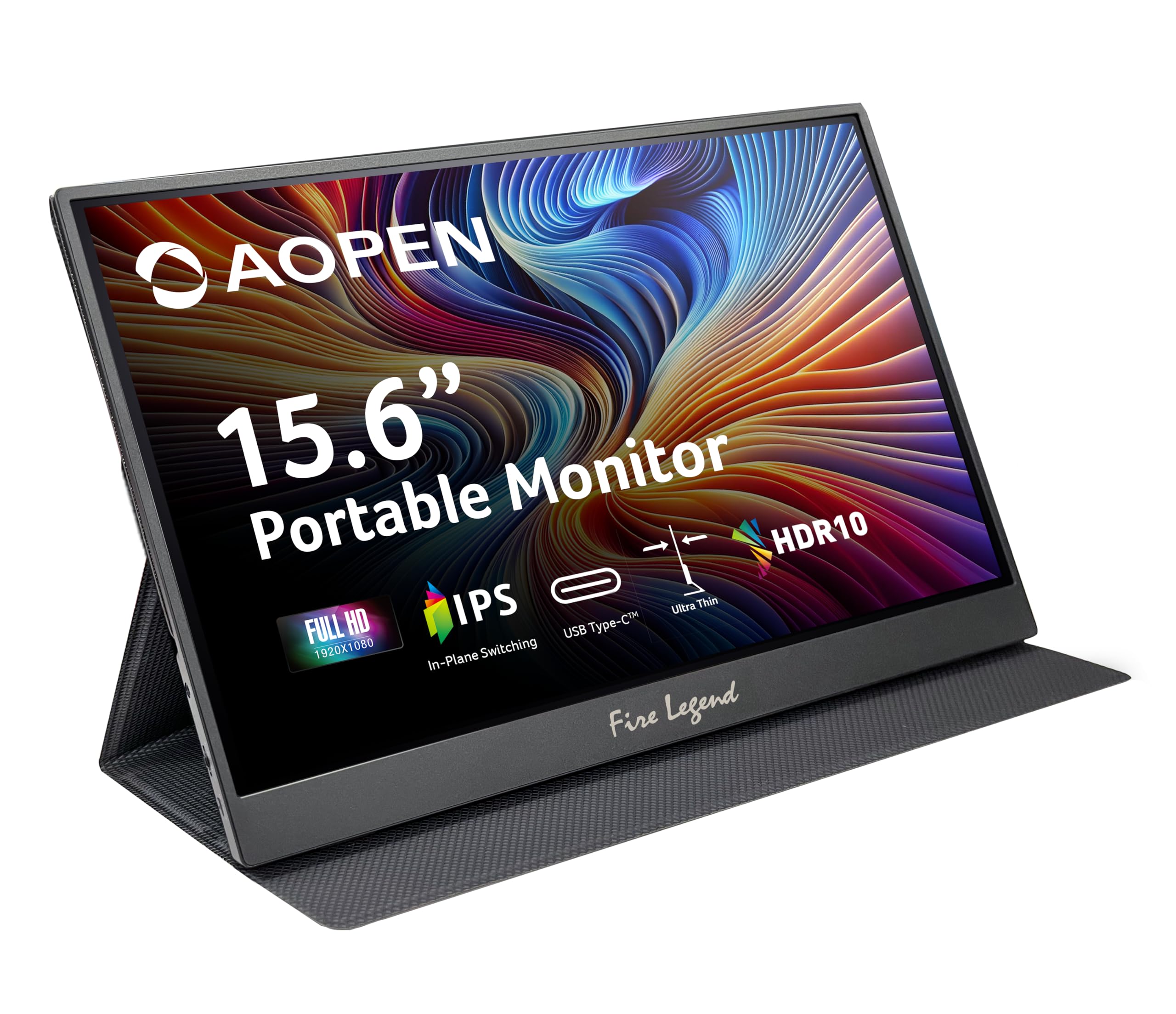 Aopen By Acer 16Pm1Q Bbmiuux 15.6'' Full Hd 1920 X 1080 Ips Portable Monitor | Ultra Slim Portable Design | External Monitor For