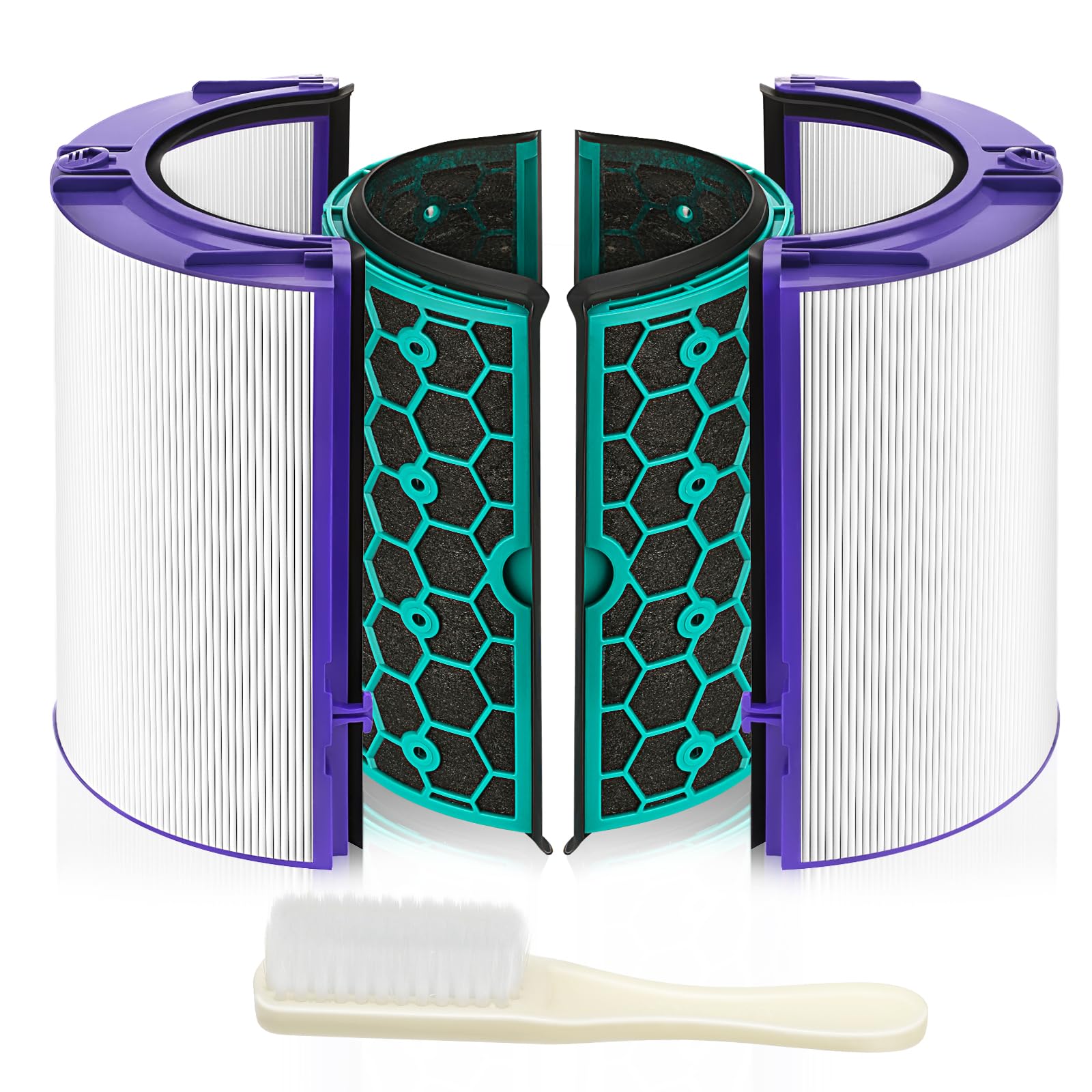 Tp04 Replacement Filter For Dyson Hp04 Tp04 Dp04 Tp05 Dp05 Air Purifi Er Sealed Two Stage 360 Pure Cool Fan Combi Glass Hepa Fil
