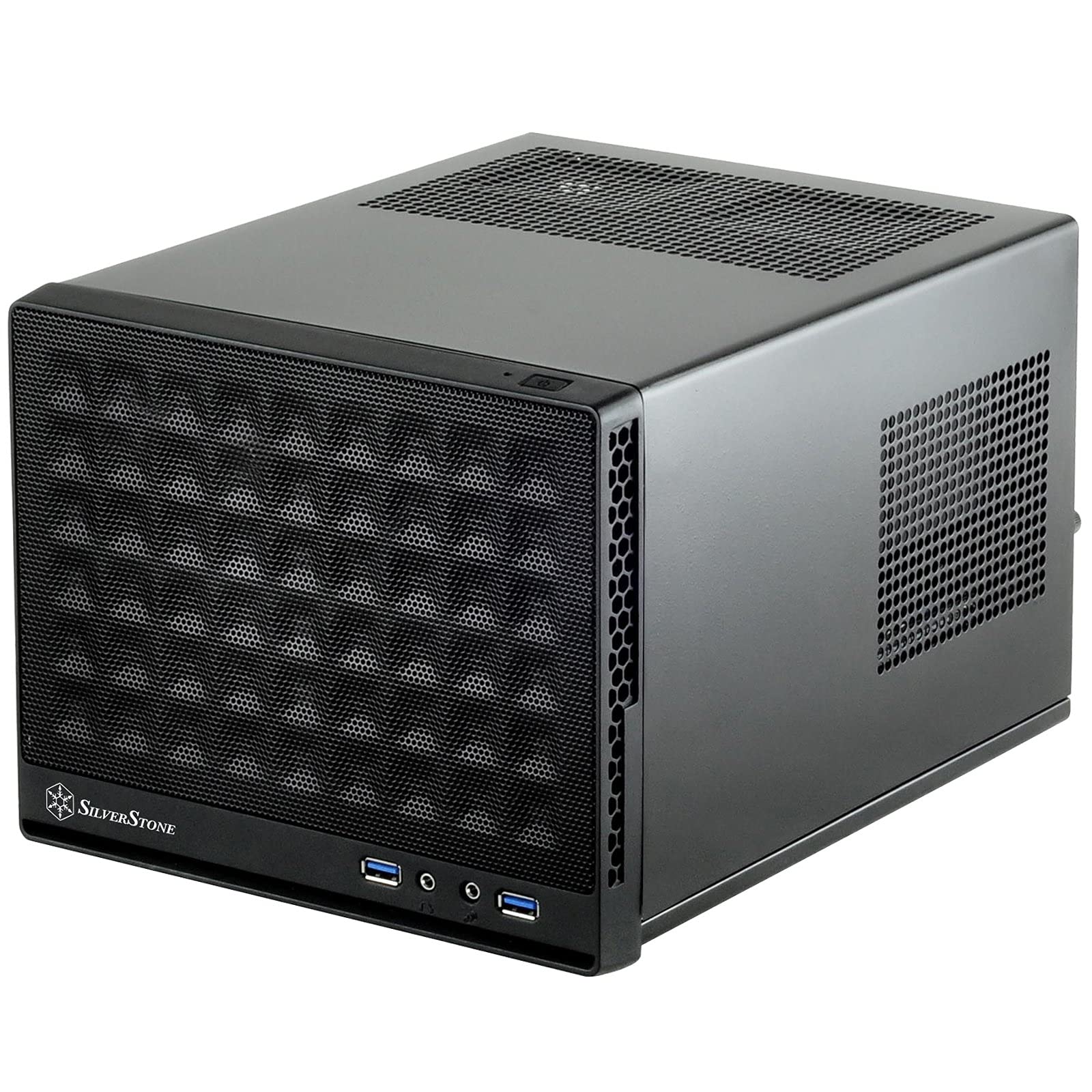 Black, ABS bezel, steel body, MiniITX, 1x3.5 inch or 2x2.5 inch, 1x2.5 inch, 1x120 or 140 fan/radiator slot, 1xaudio, 1xMIC, 2xUSB3.0, ATX 