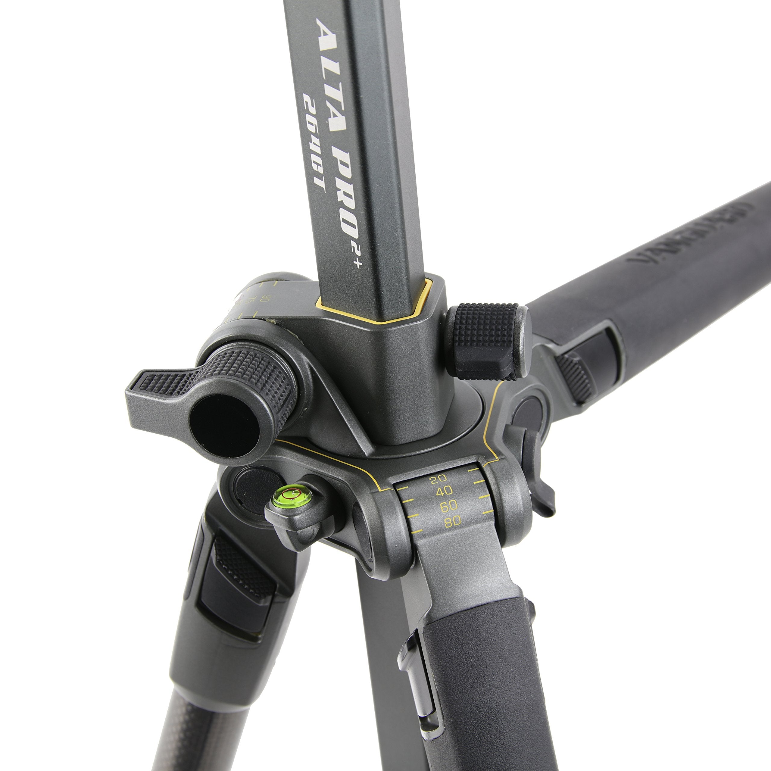 Vanguard Alta Pro 2+ 264Ct Carbon Fiber Tripod, Multi Angle Center Column, For Sony, Nikon, Canon Dslr Cameras, Gray
