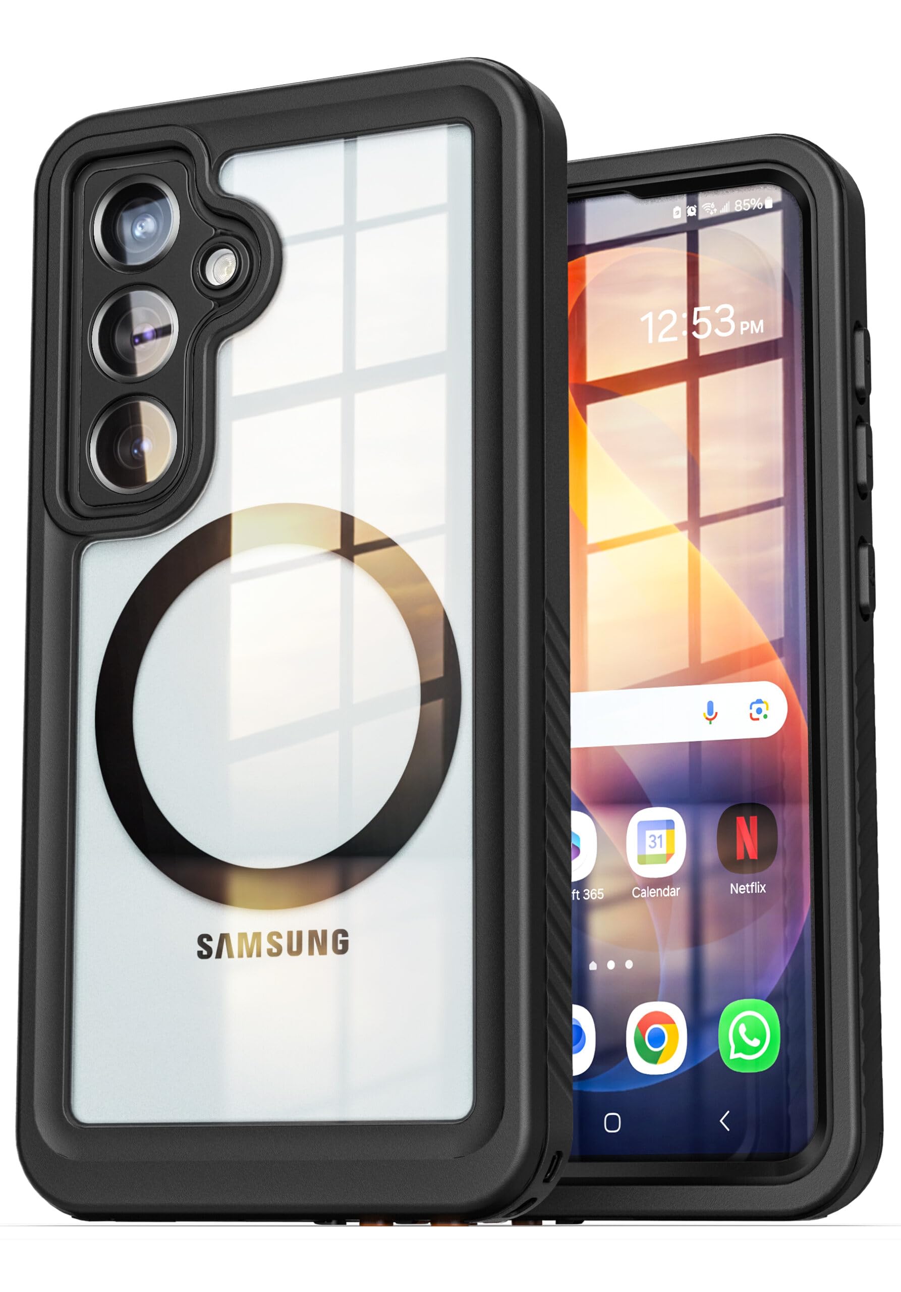 ENCASED Waterproof Case Designed for Samsung Galaxy S26 Plus (IP68) Full Body Protective Phone Case with Screen Protector Built-