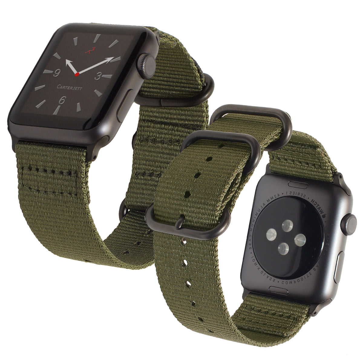 Carterjett Xl Extra Large Band Breathable & Adjustable Nylon 12 Epic Styles, Water Resistant    Men & Women Compatible With Appl
