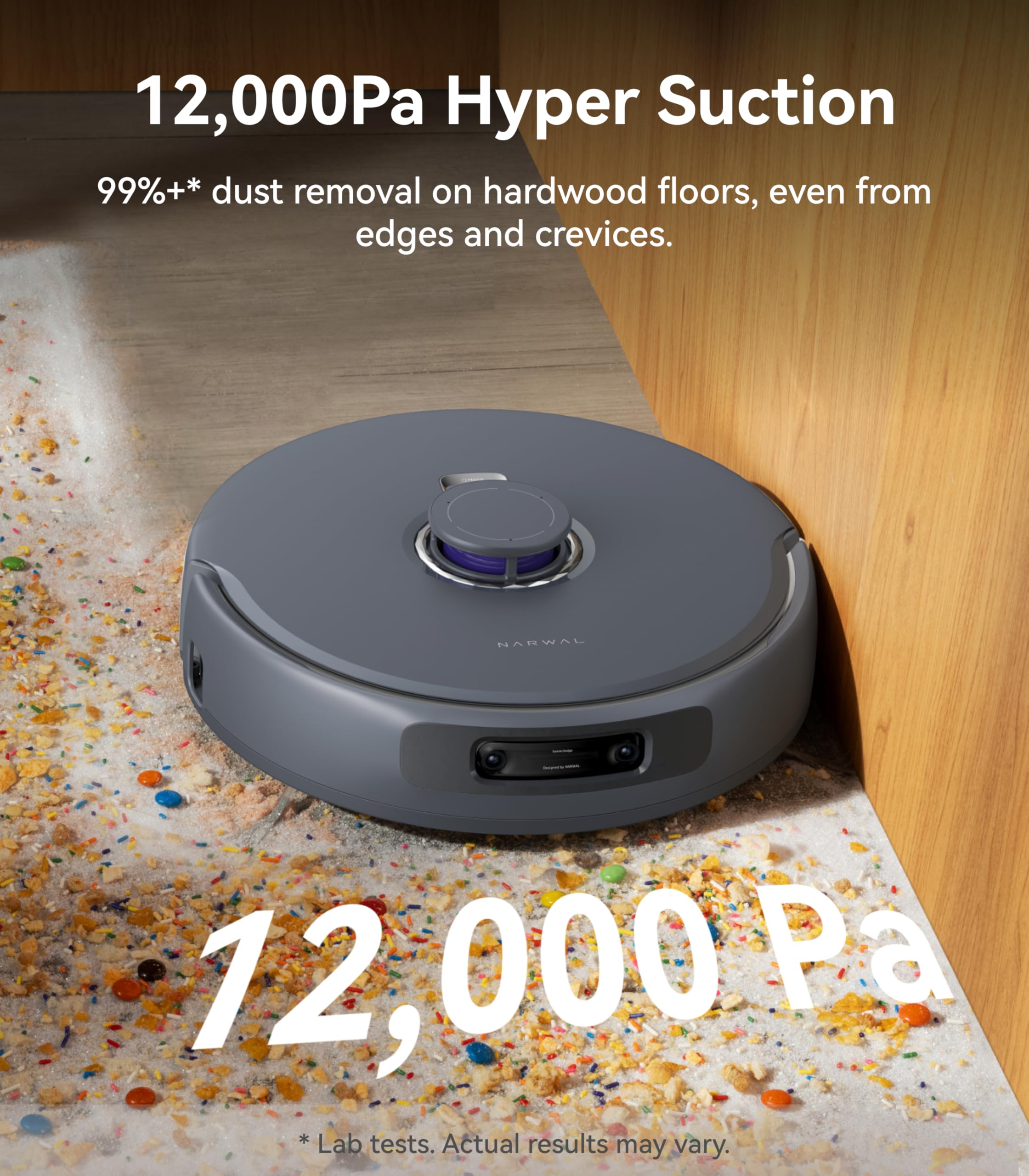 Narwal Freo Z Ultra Robot Vacuum And Mop Combo, Dual Rgb Cameras And Chips, Ai Avoidance, 12000Pa Suction, Real Time Decisions,