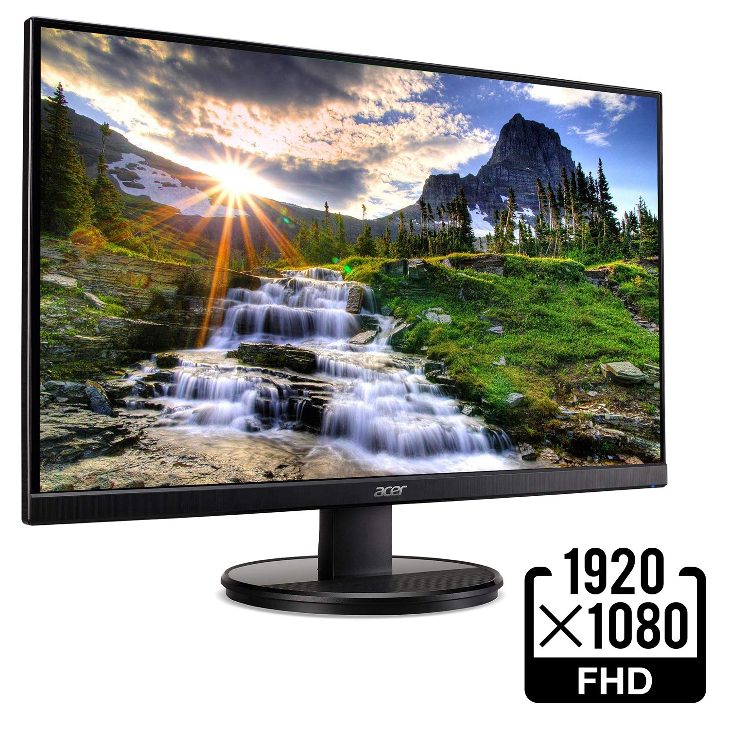 Acer 27.0    1920 X 1080 Va Zero Frame Office Home Computer Monitor   Amd Freesync   75Hz Refresh   1Ms Vrb   Low Blue Light Fil