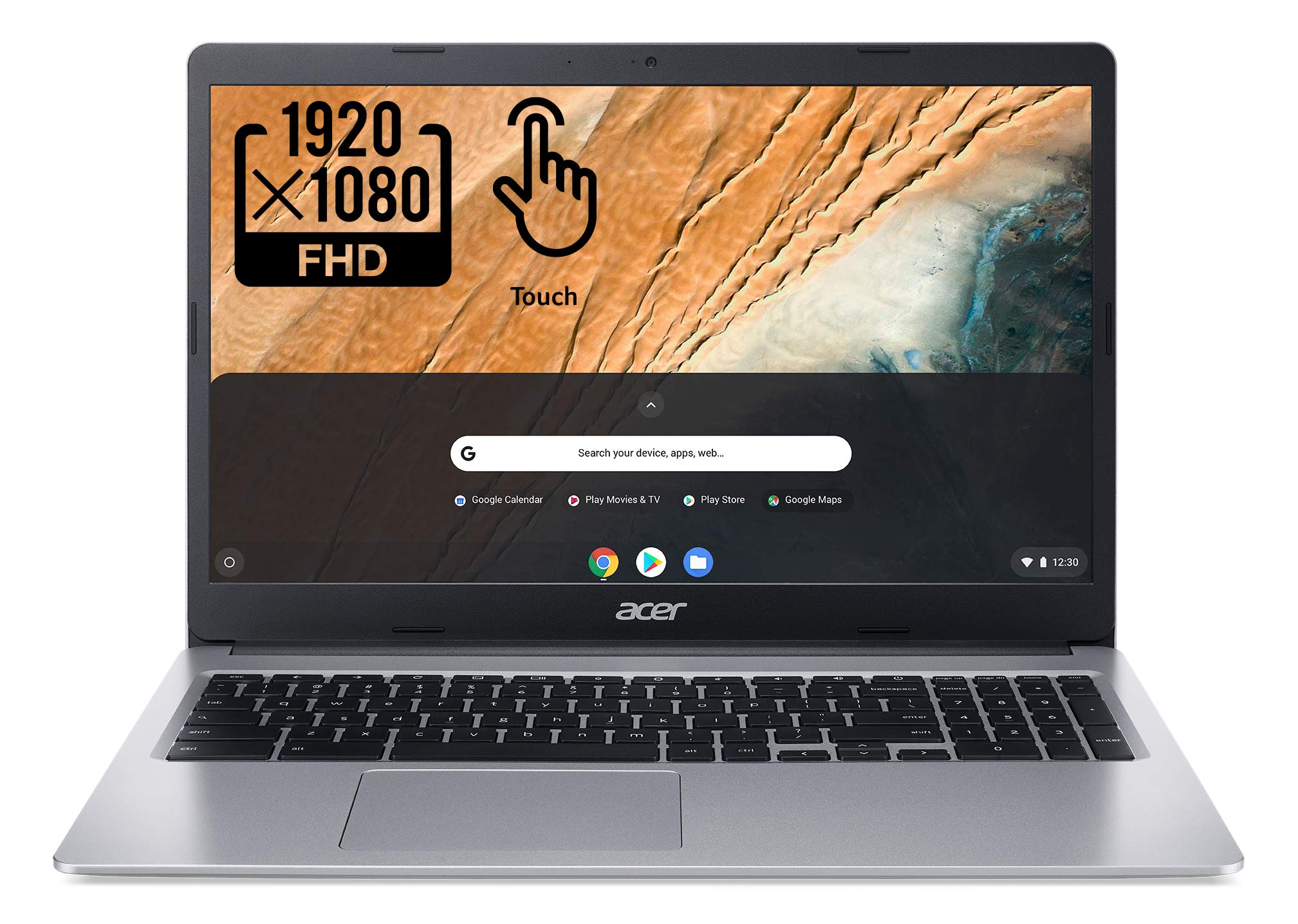 Acer 2022 Chromebook 315 15.6 Full HD 1080p IPS Touchscreen Laptop PC, Intel Celeron N4020 Dual-Core Processor, 4GB DDR4 RAM, 64