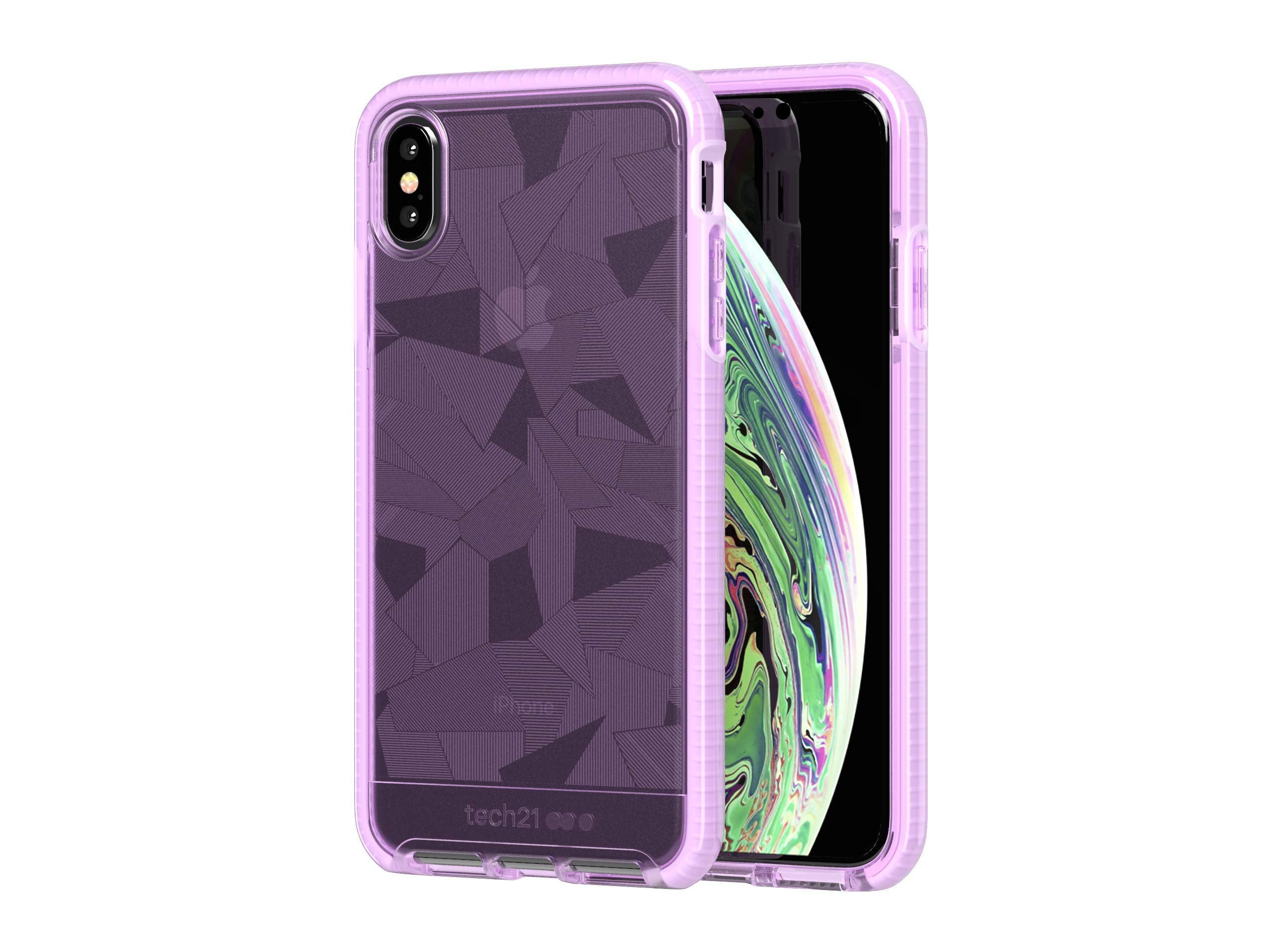 Tech21 Evo Edge Phone Case With 12Ft Drop Protection For Apple Iphone Xs Max   Orchid