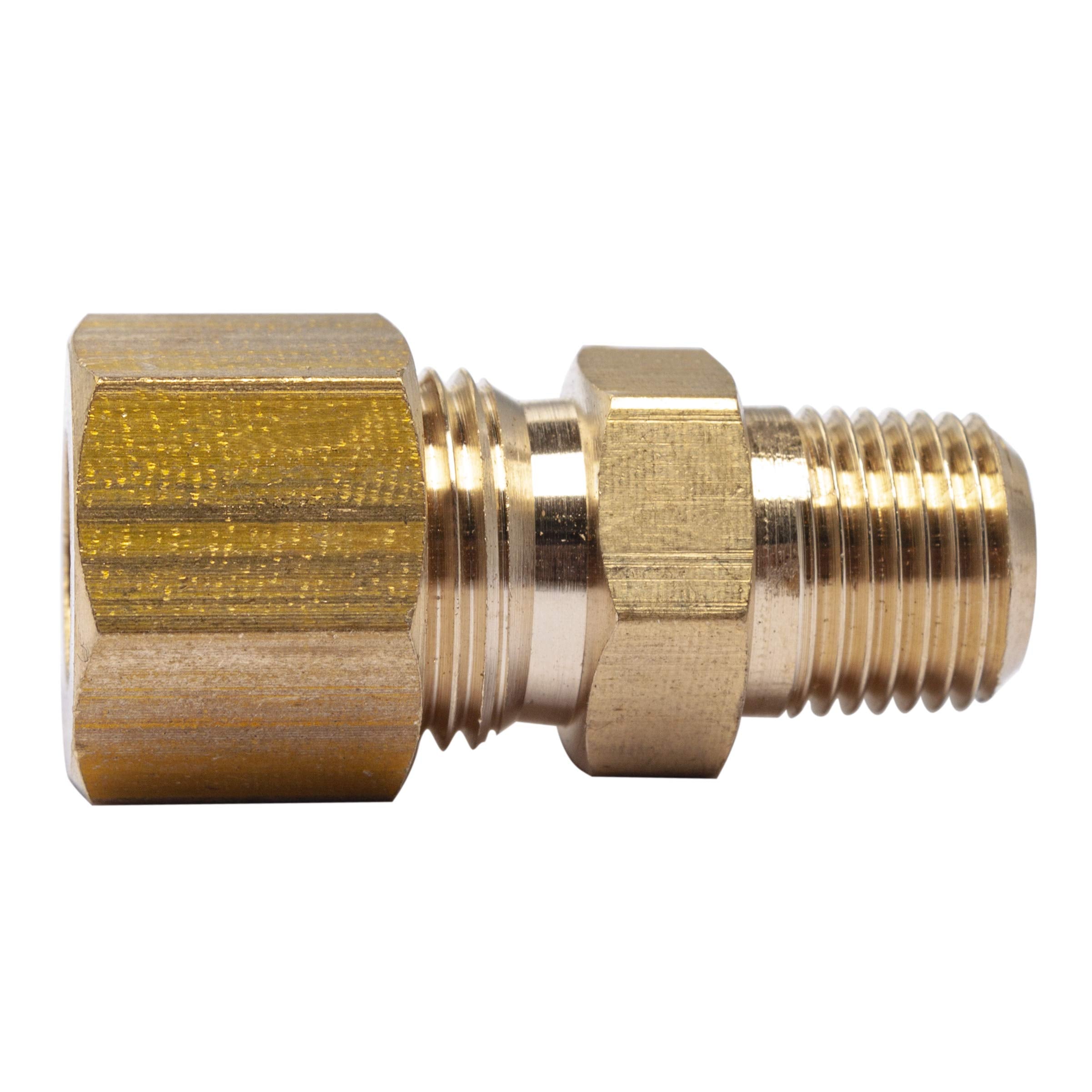 Ltwfitting Brass 5/16-Inch Od X 1/8-Inch Male Npt Compression Connector Fitting(Pack Of 25)