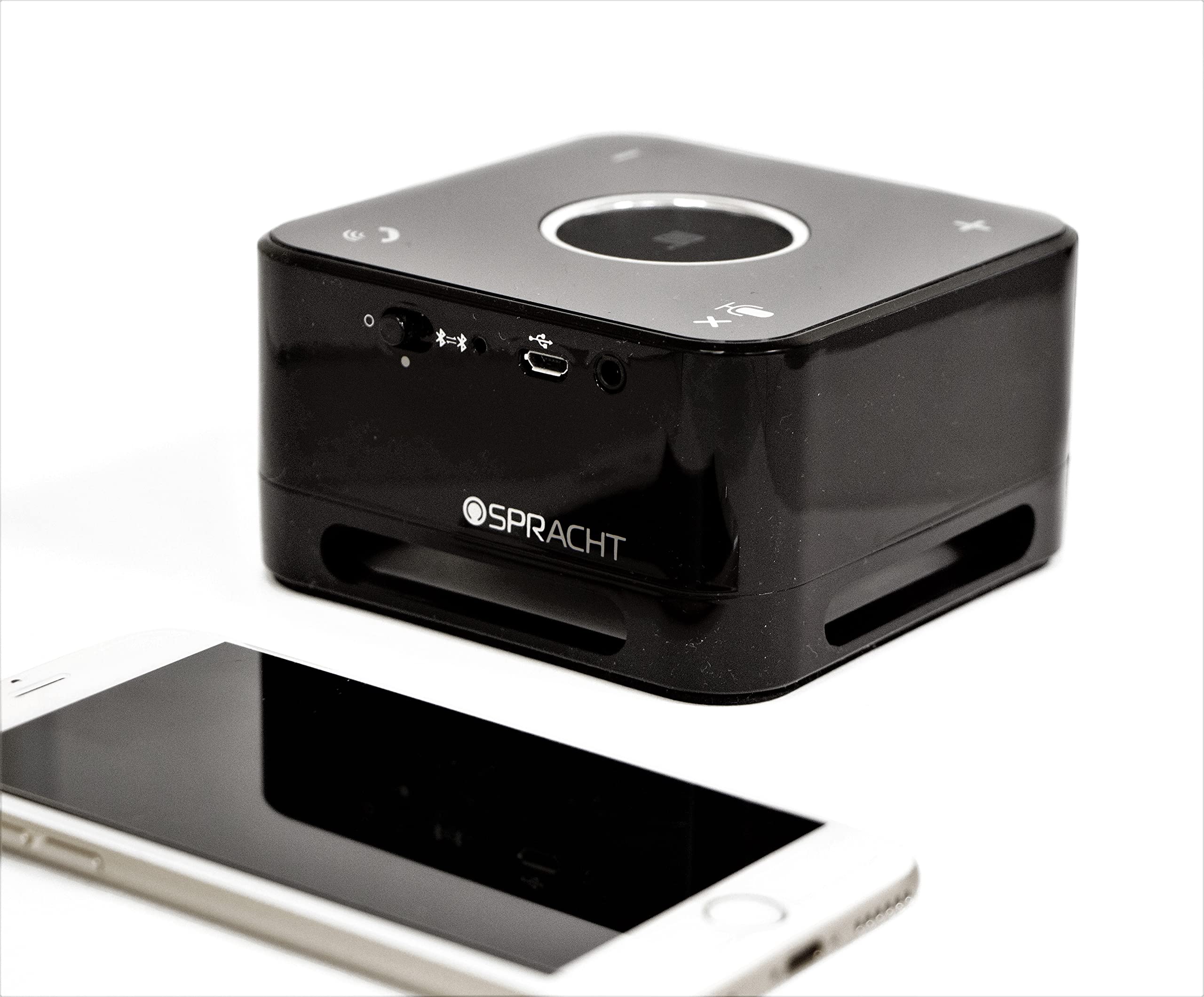 Spracht Conference Mate Portable Nfc Enabled Bluetooth Speakerphone, Black
