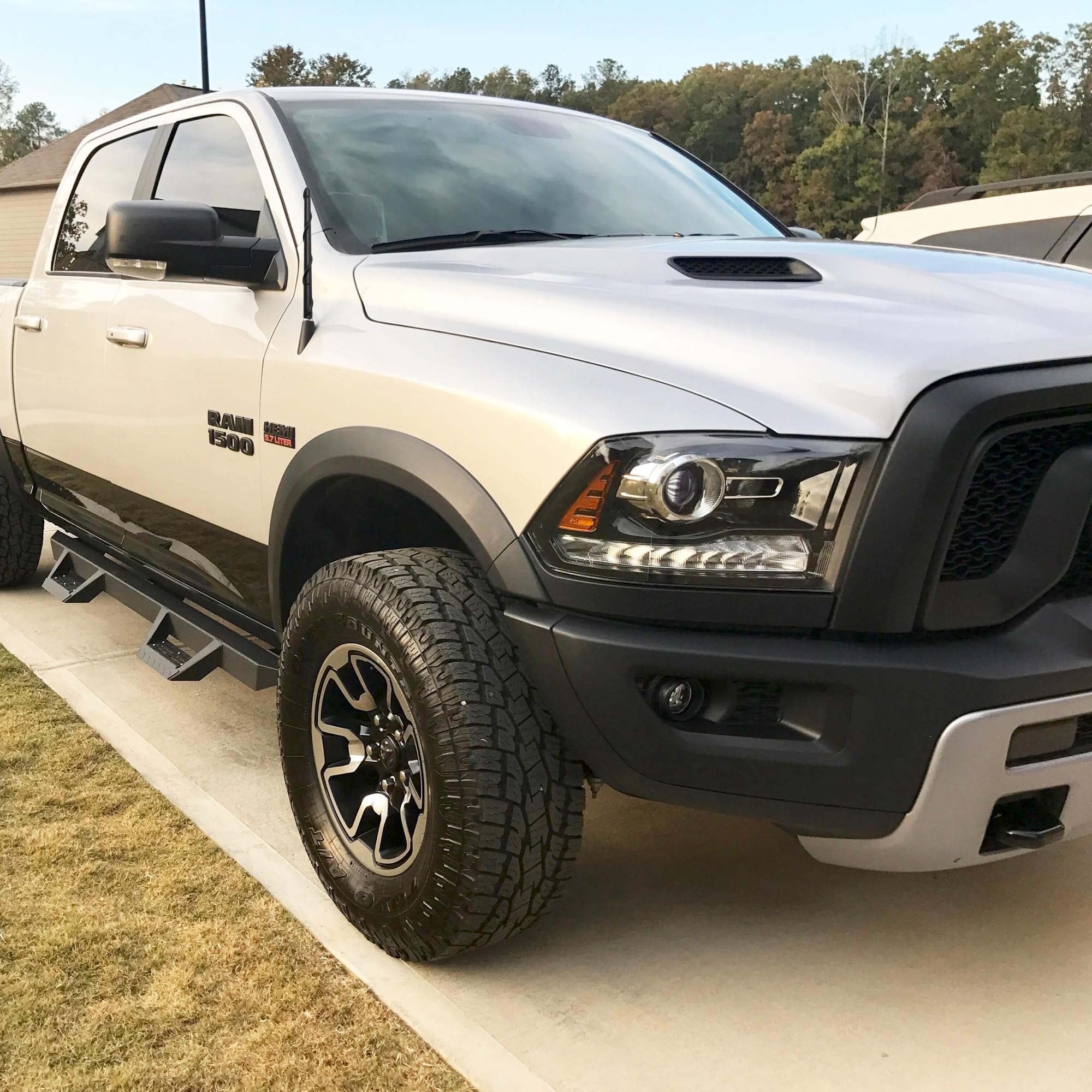 Basiker Short Antenna Fits For 2009 2024 Dodge Ram 1500 2500 3500 Accessories, Truck Dodge Ram Classic Warlock Car Wash Proof An