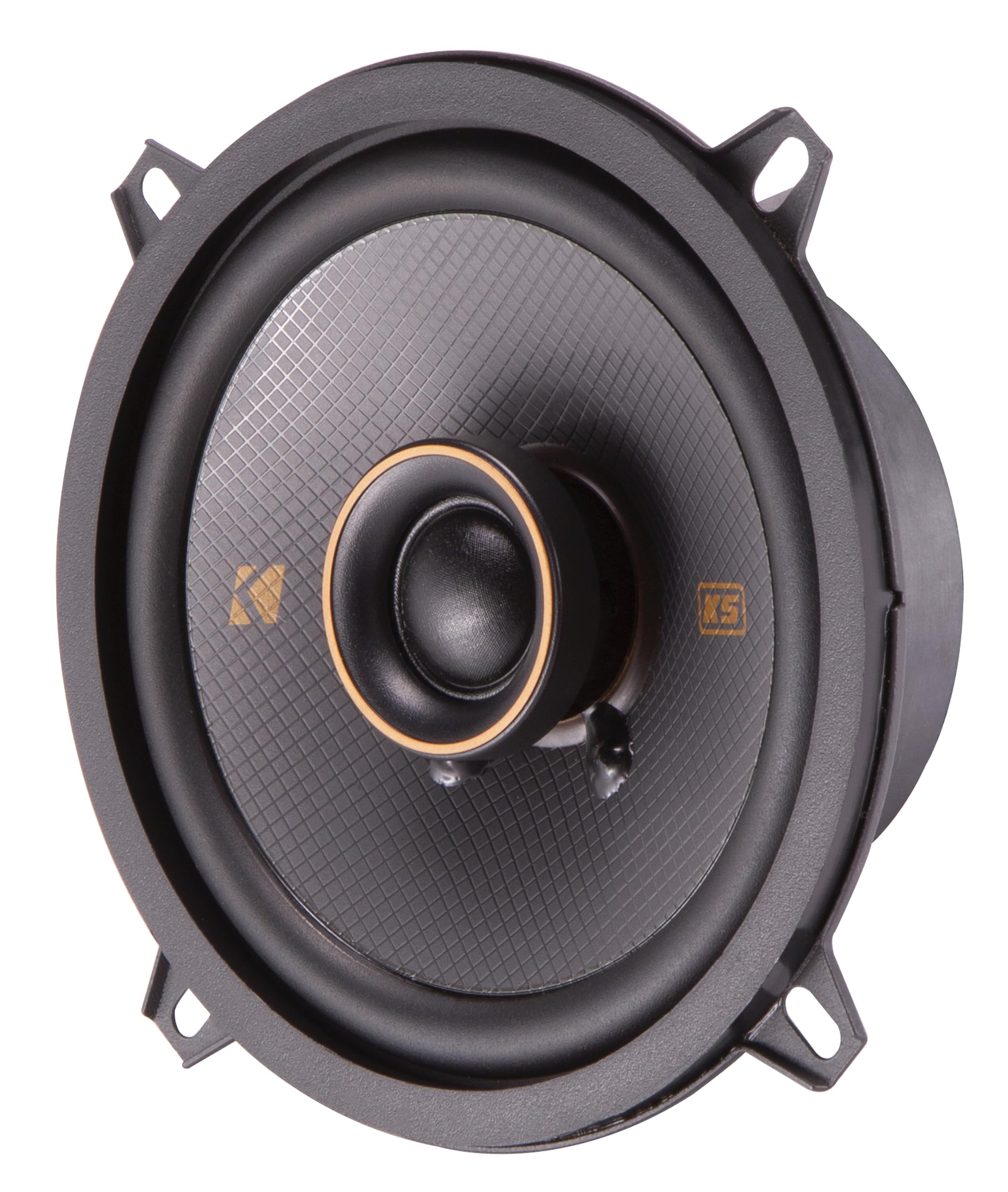 Kicker 51Ksc504 Coaxial Speaker System, 2 Way Design, One (1) Pair, 5.25'' (130Mm) Polypropylene Woofer/Midrange, 3/4'' (20Mm) S