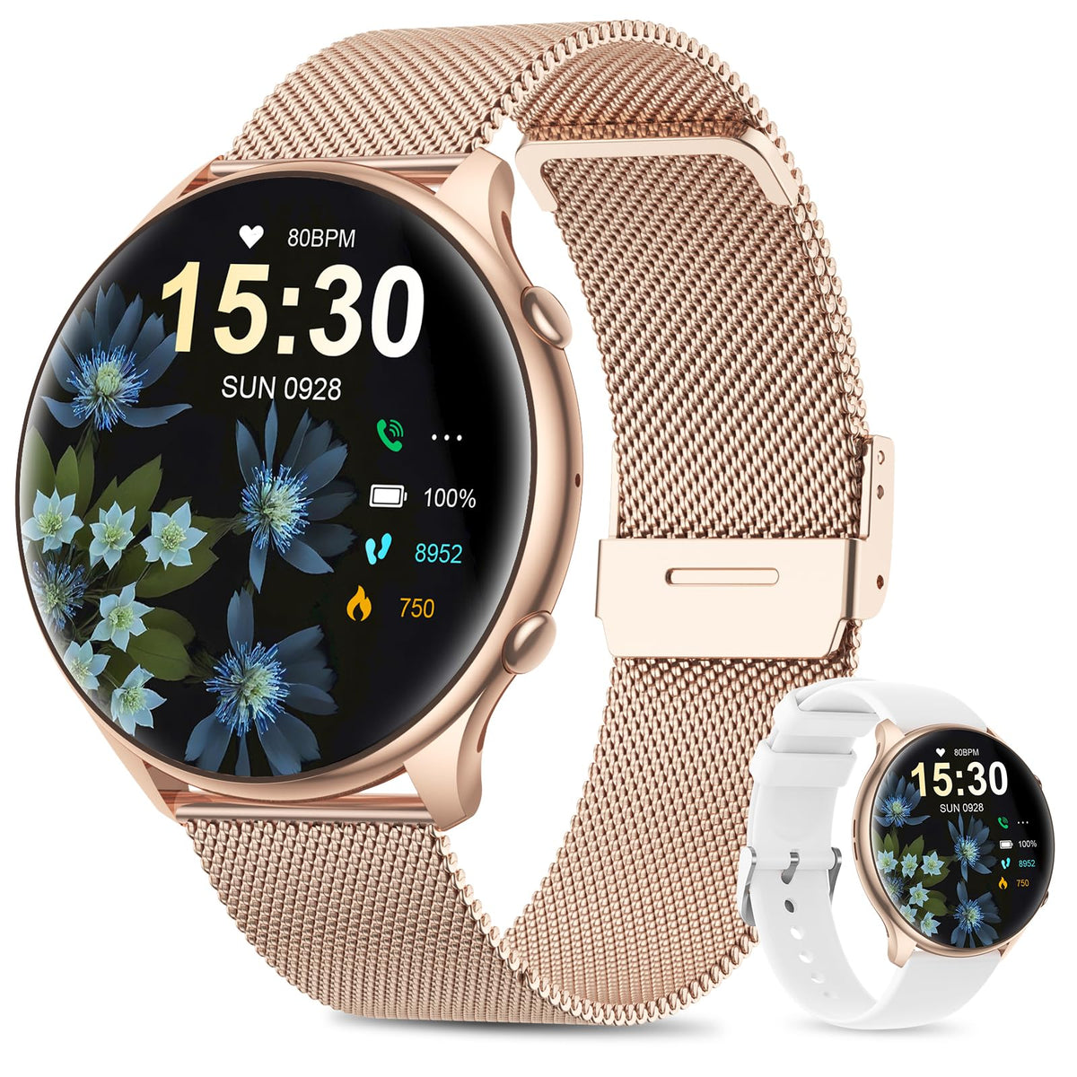 Sloksfil Watches For Women With Menstrual Cycle Tracker, 1.39Hd Smart Watch, Heart Rate/Sleep Monitor, Ip67 Waterproof, Women? W
