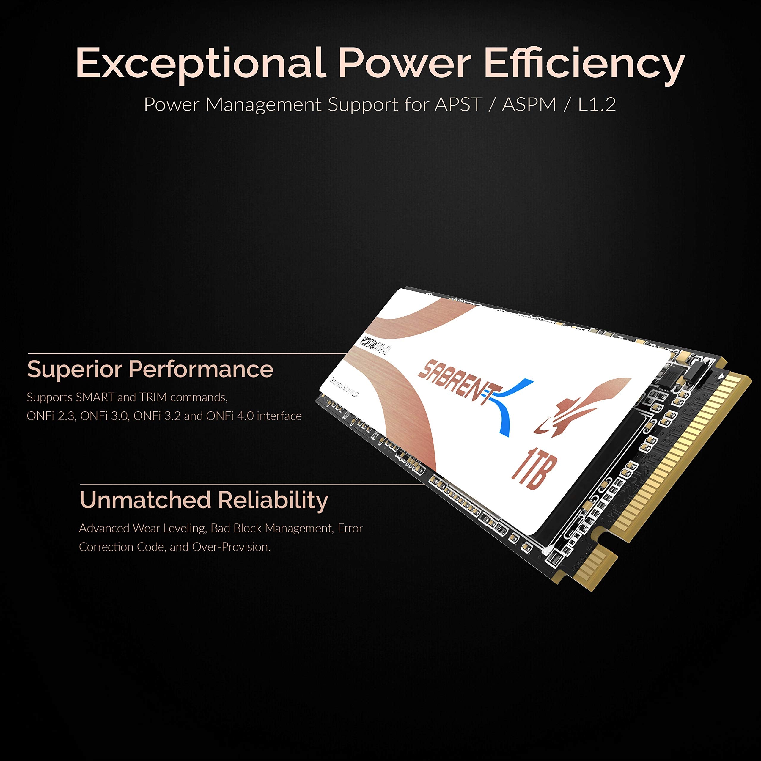 Sabrent 1Tb Rocket Q4 Nvme Pcie 4.0 M.2 2280 Internal Ssd Maximum Performance Solid State Drive R/W 4700/1800 Mb/S (Sb Rktq4 1Tb