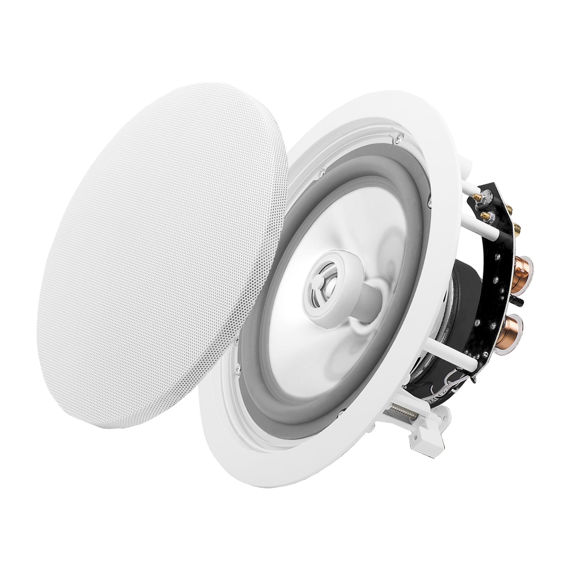 OSD Audio 8� Weatherproof in Ceiling Speaker Pair   Indoor/Outdoor Stereo   ICE840WRS