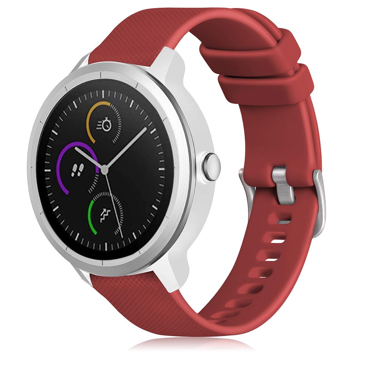Geak Compatible With Garmin Vivoactive 3 Band/Vivoactive 3 Music Watch Band/,20Mm Silicone Band For Galaxy Active 2 40Mm 44Mm Ba