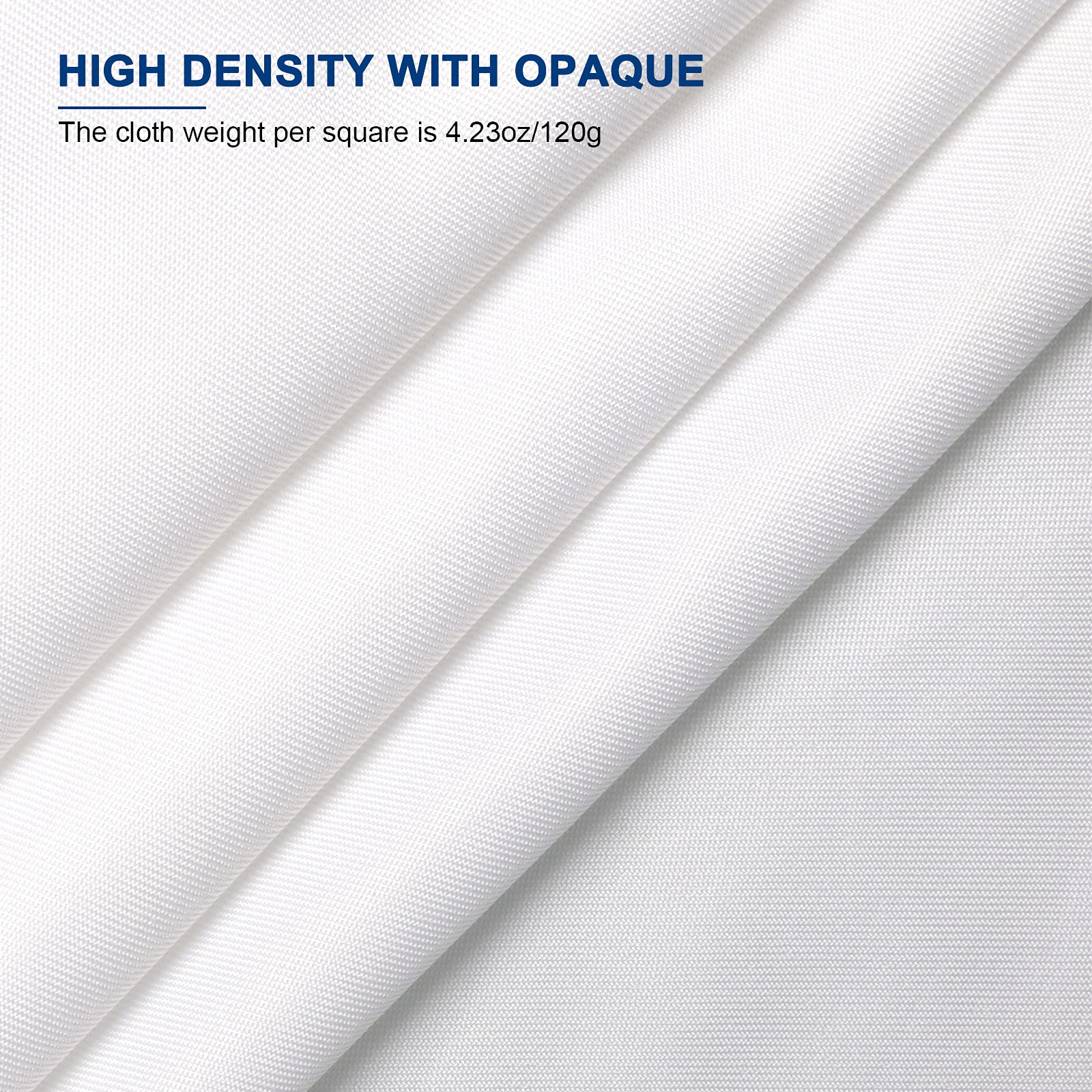 Aimosen 10 X 7 Ft White Backdrop Background For Photography, Professional Pure White Screen For Photoshoot, High Density White B