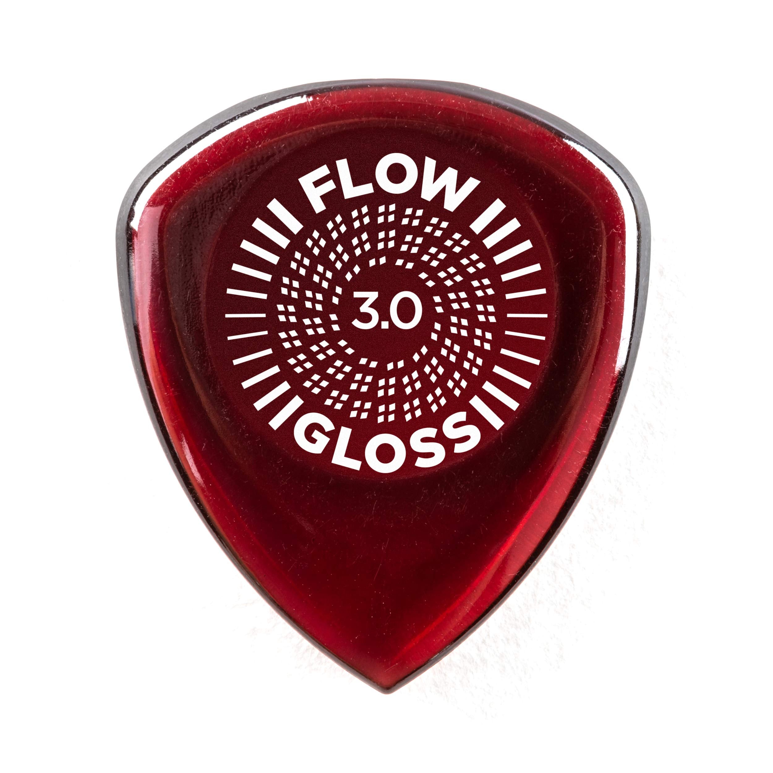 Jim Dunlop Flow Gloss 3.0Mm Guitar Pick  12 Pack (550R300) , Brown