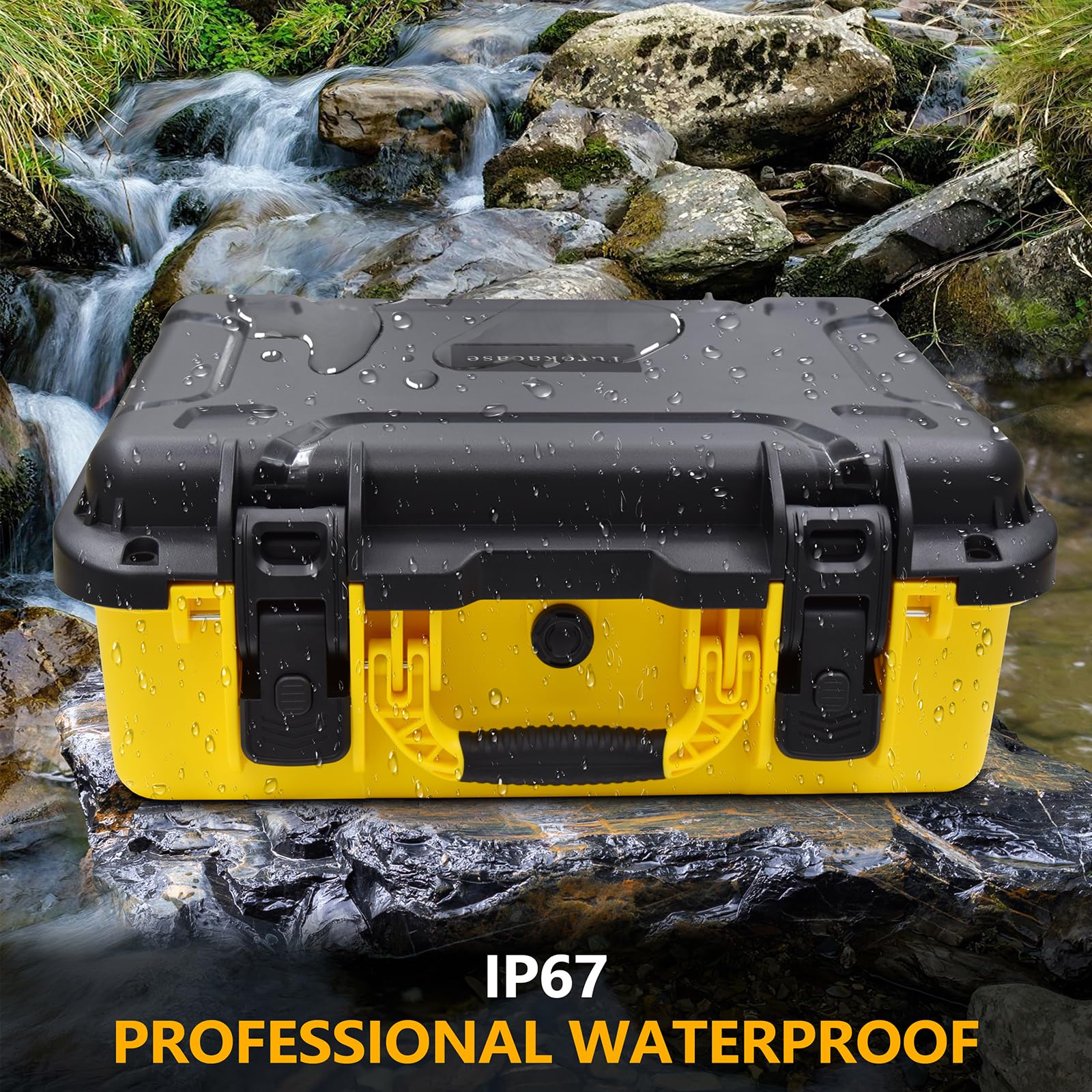 Air Compressor Case For Dewalt 20V Max Tire Inflator Dcc020Ib   Waterproof, Dustproof, Shockproof Air Pump Hard Storage Carrying