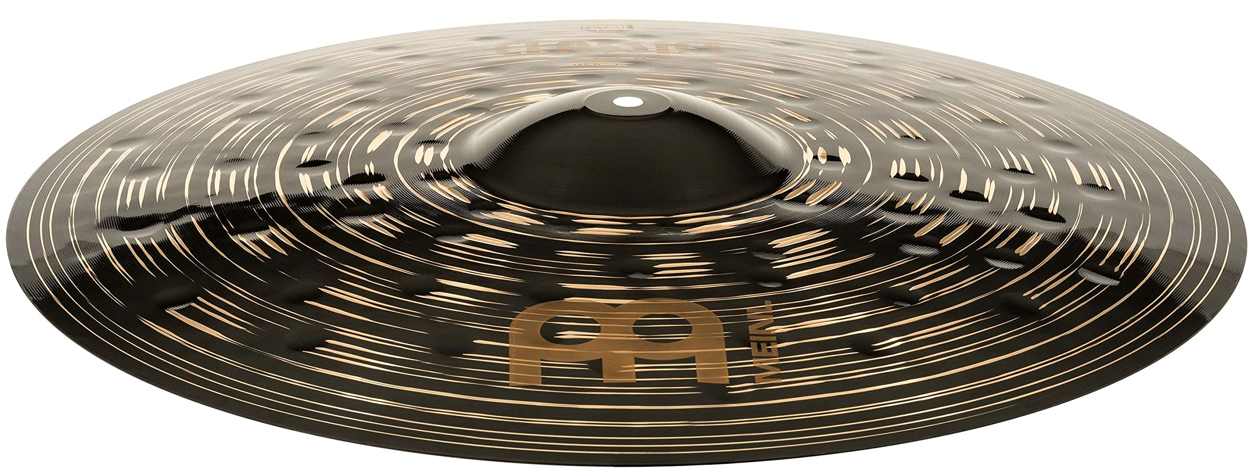 Meinl Cymbals Classics Custom Dark 21'' Crash Cymbal For Drum Set   Made In Germany   B12 Bronze, 2 Year Warranty (Cc21Dac)