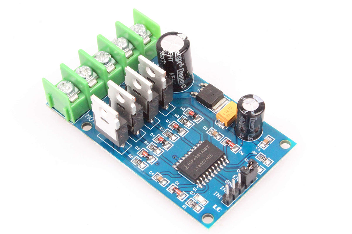 Noyito 170W High-Power H-Bridge Motor Drive Module 2-Channel Pwm Inputs 0-100% Duty Cycle With Instantaneous Braking Capability 
