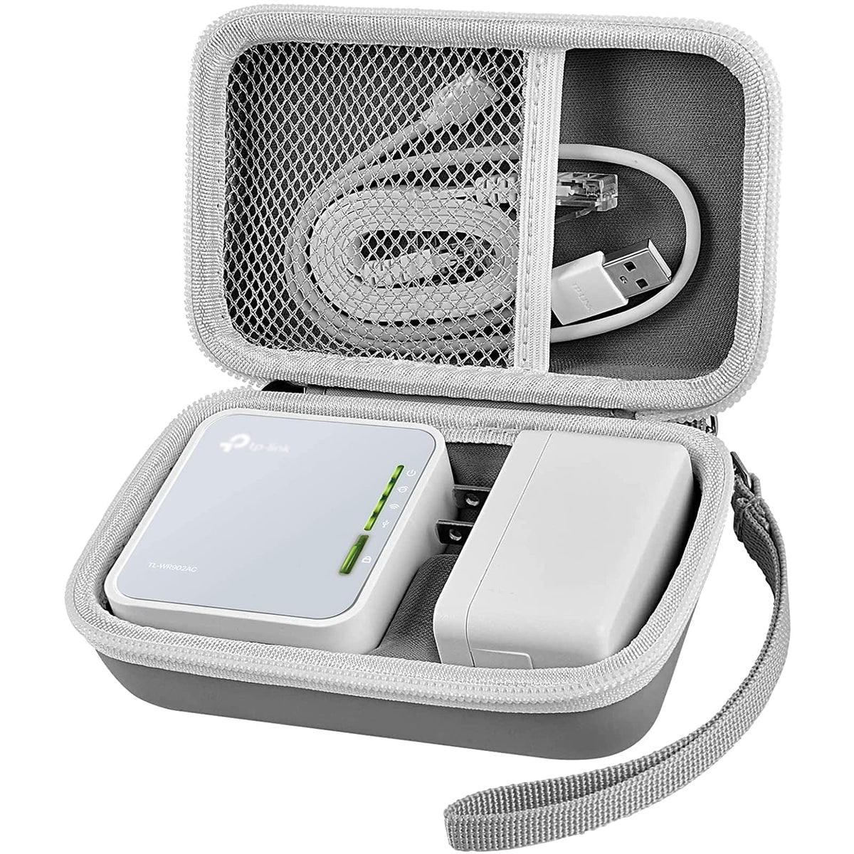 Case Compatible With Tp Link Ac750 Wireless Portable Nano Travel Router. For Hotspot Wifi Devices Storage Carrying Box Holder Fo
