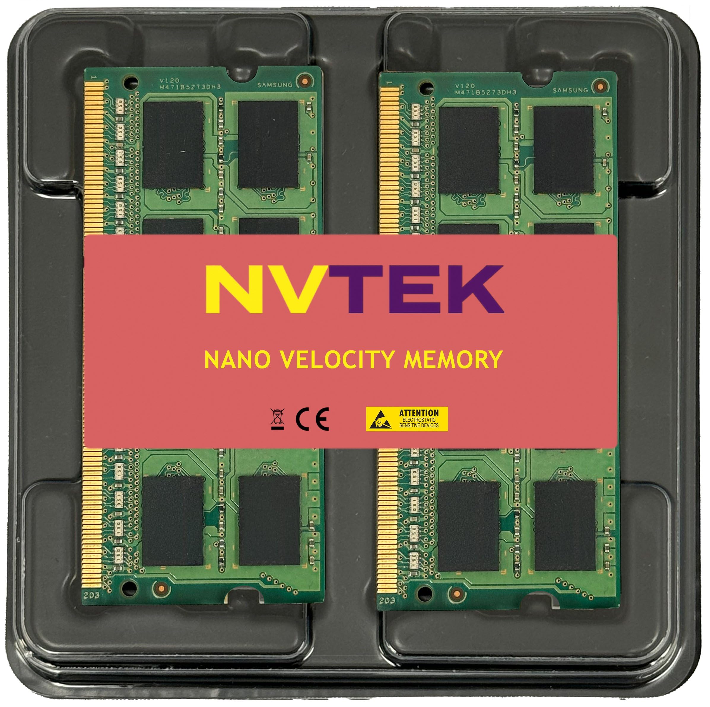Nvtek 16Gb (2X8Gb) Ddr3 1600Mhz Pc3 12800 Sodimm 2Rx8 1.35V 204 Pin Non Ecc Laptop Pc Computer Memory Kit