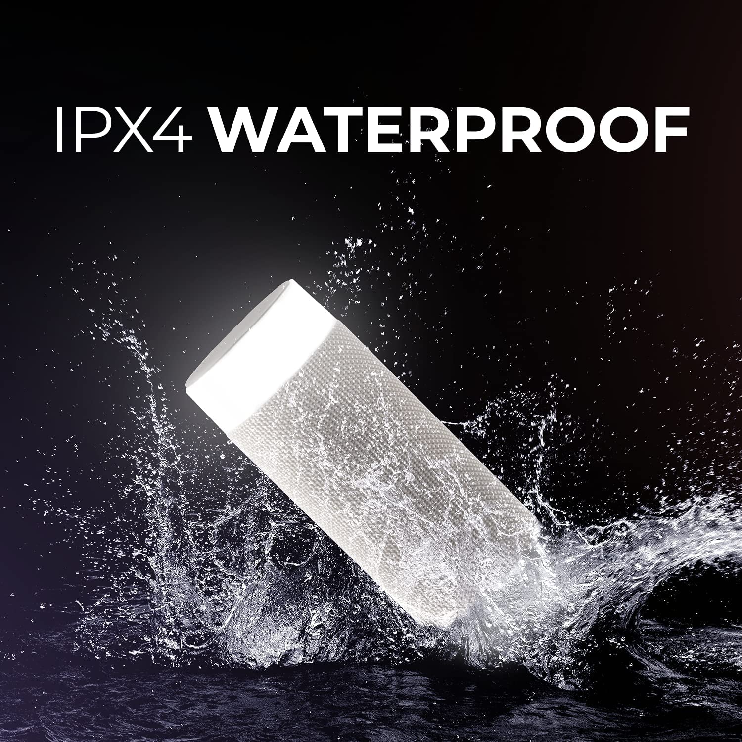 Ijoy Wireless Speaker With 10 Hour Playtime - Ip66 Waterproof, Dustproof, Weatherproof Light Up Bluetooth Tiki Speaker With Led