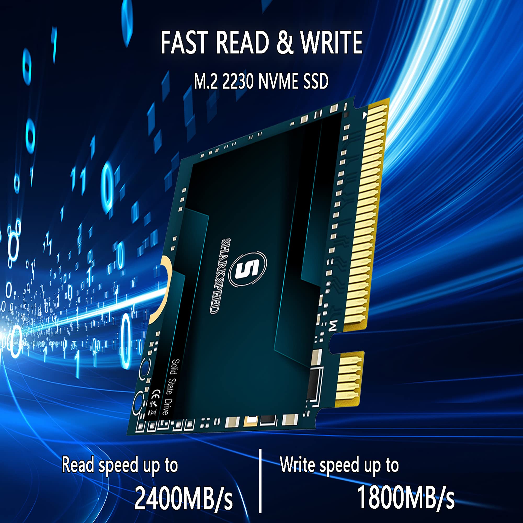 Sharkspeed M.2 2230 Ssd 1Tb Nvme Pcie Gen3.0X4 Internal Solid State Drive, Compatible With Steam Deck,Microsoft Surface Pro7/Pro