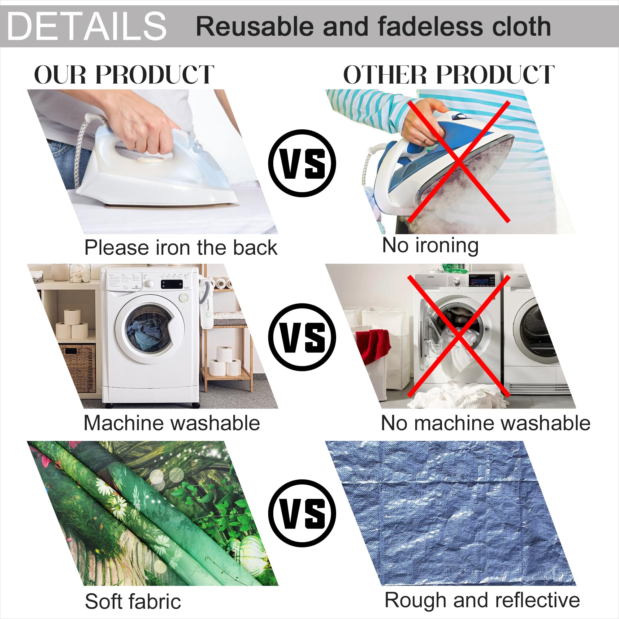 Riyidecor Enchanted Fairy Backdrop Fabric Spring Magic Garden Banner Wonderland Butterfly Wildflower 7Wx5H Feet Tree Woodland Ph