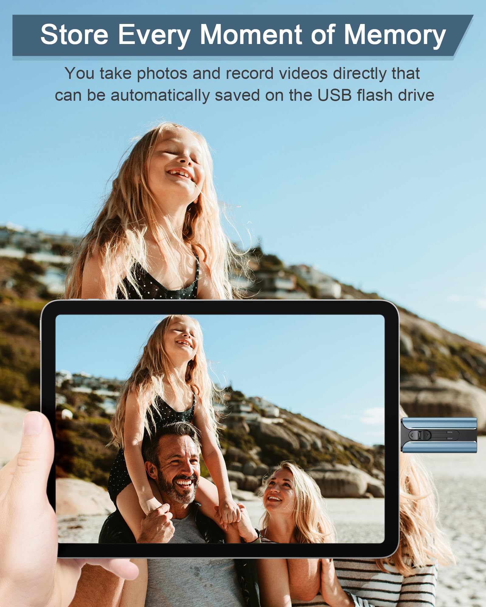 256Gb Usb Flash Drive For Phone And Pad, Photo Stick High Speed External Usb Thumb Drives Photo Storage Memory Stick For Save Mo