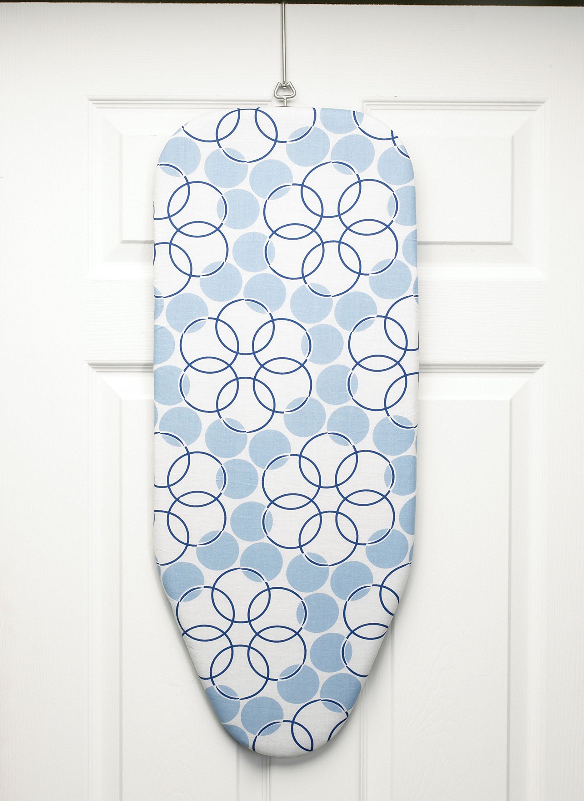 Household Essentials 122101 Small Tabletop Ironing Board With Folding Legs   Magic Rings Cover And Pad,Blue Rings