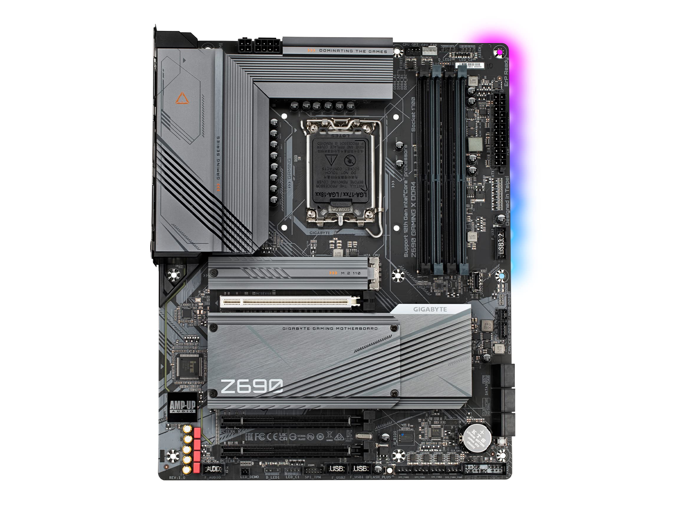 Gigabyte Z690 Gaming X Ddr4 (Lga 1700/ Intel Z690/ Atx/ Ddr4/ Quad M.2/ Pcie 5.0/ Usb 3.2 Gen2X2 Type-C/ 2.5Gbe Lan/Gaming Mothe