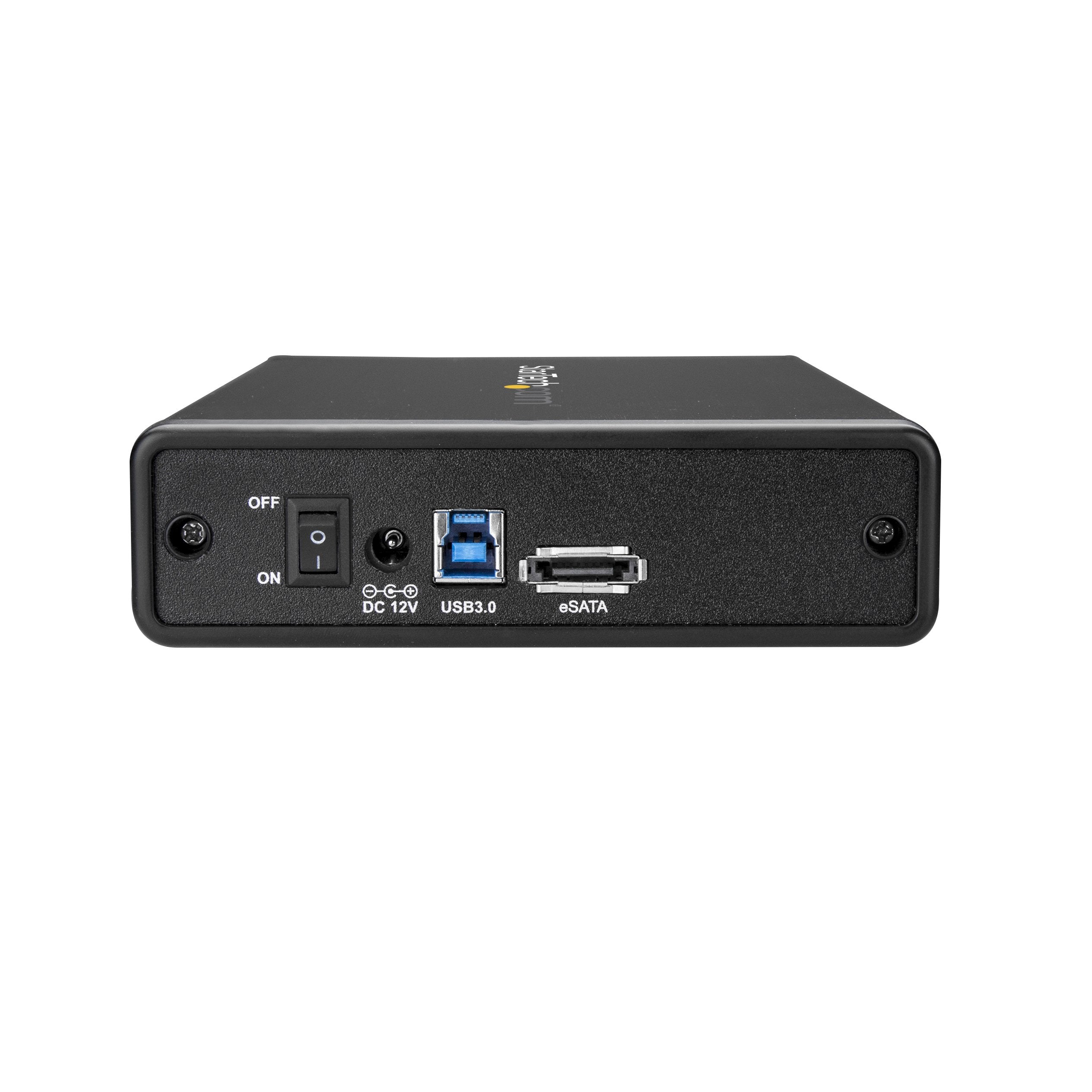 Startech.Com 3.5 External Sata Hard Drive Enclosure - Trayless - Esata / Usb 3.0 (Usb 3.1 Gen 1) Hard Drive Enclosure W/ Uasp ,