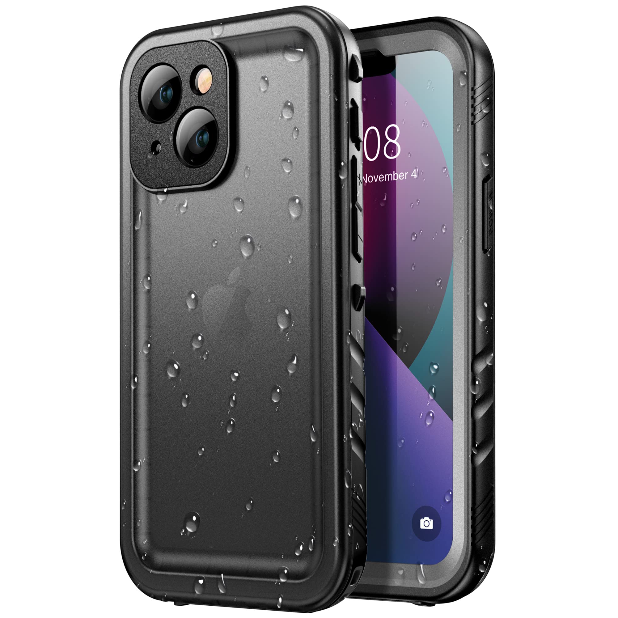 Sportlink For Iphone 13 Mini Waterproof Case   Full Body Shockproof Dustproof Phone Screen Protector Rugged Waterproof Case For