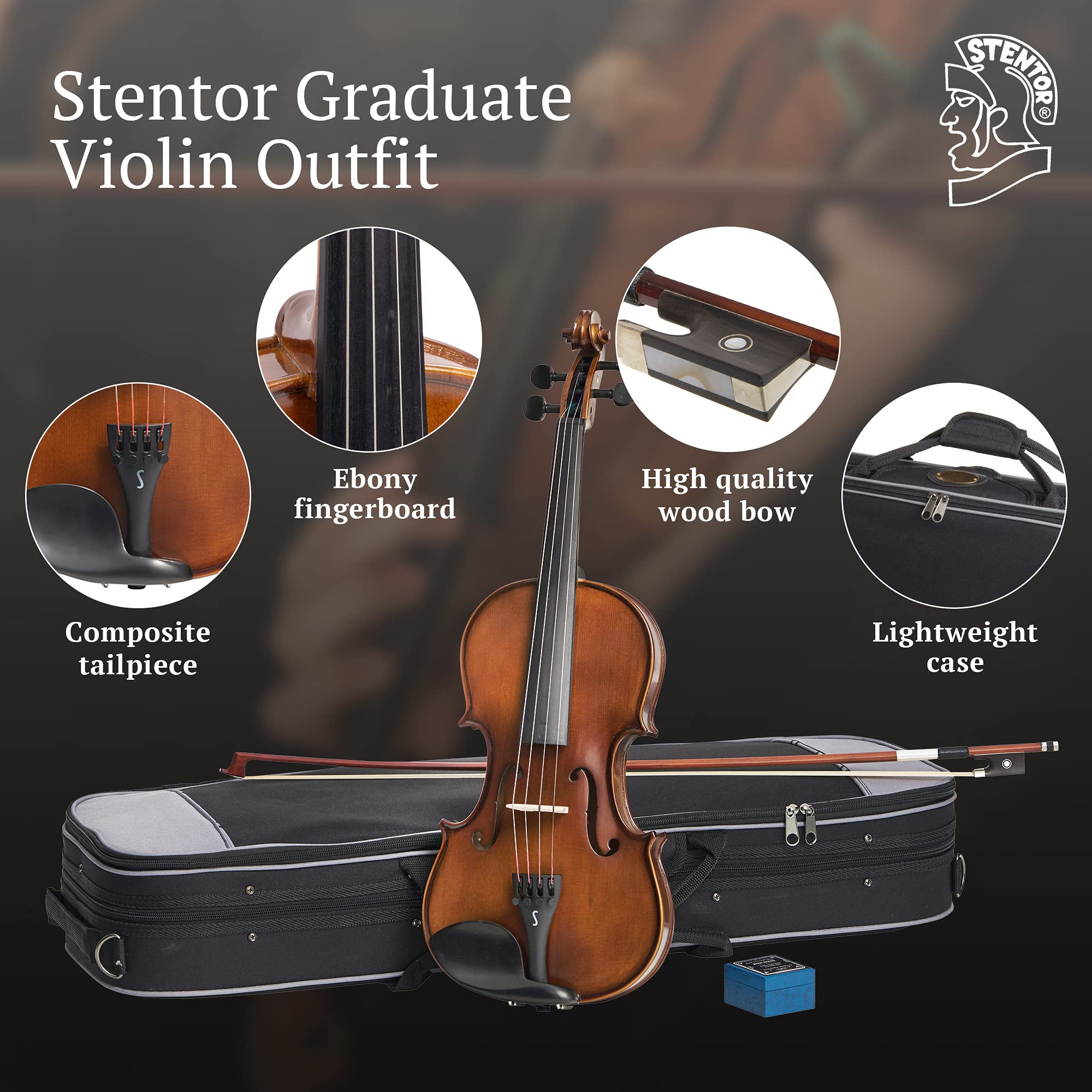 Stentor 1542 4/4 4-String Violin