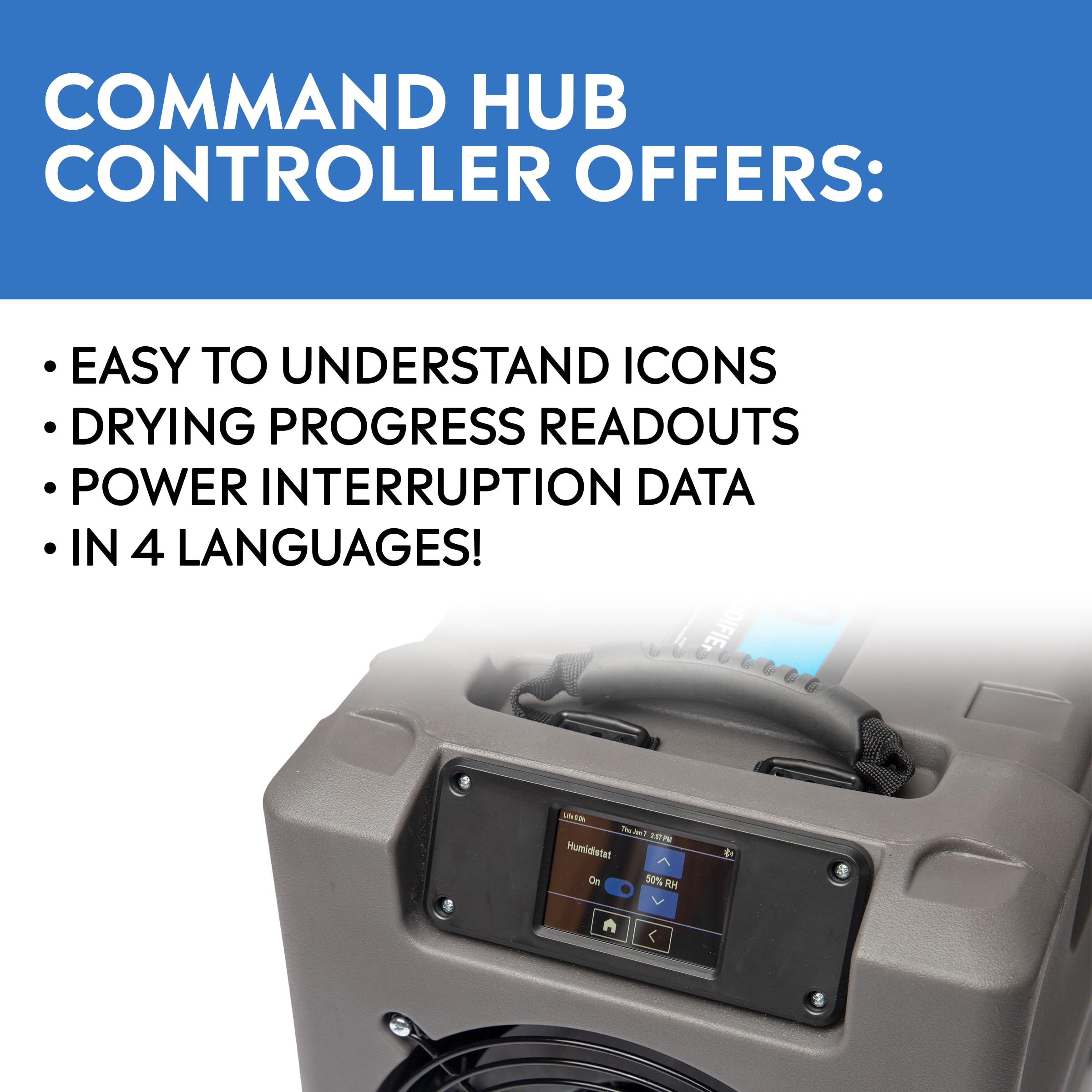 Dri Eaz Phd 200 Commercial Dehumidifier With Pump, Industrial Dehumidifier (F515), Crawl Space And Basement Drying