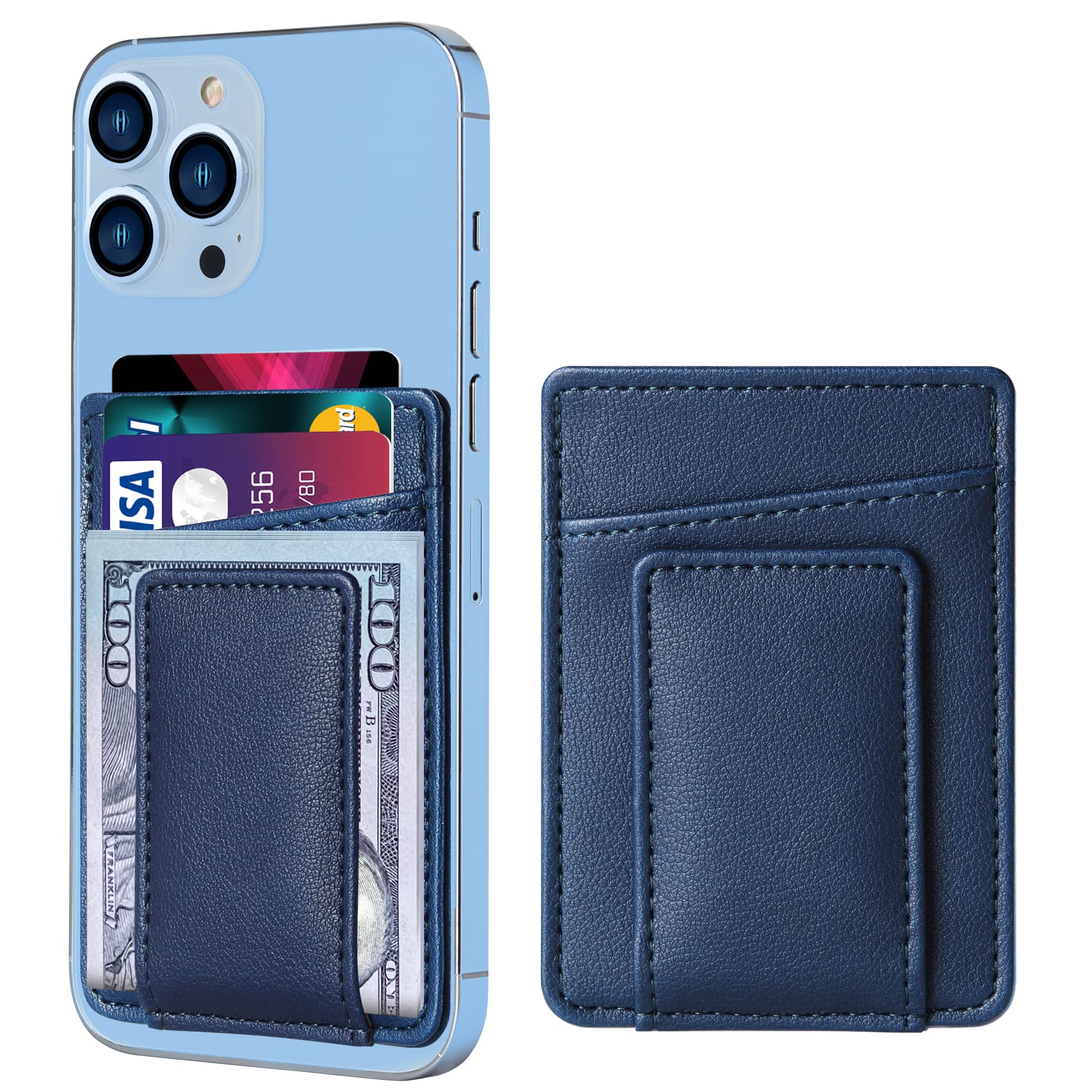 Magnetic Card Wallet Holder For Apple Magsafe, Magnetic Card Holder Magsafe Compatible With Iphone12 Iphone13/ 14 Magsafe Wallet