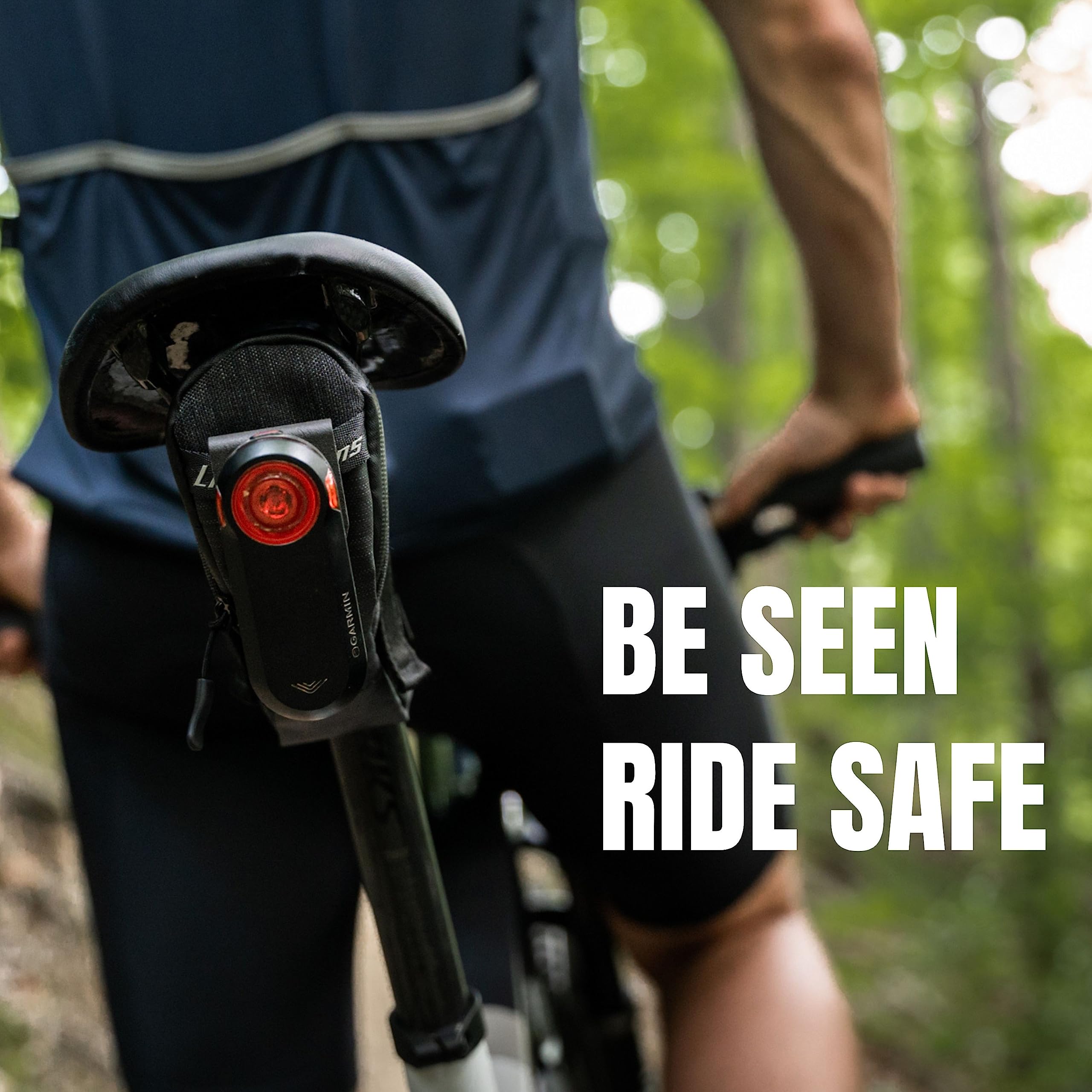 Kom Cycling Saddle Bag Clip Mount For Garmin Varia Mount Tail Light Models Including Rtl515, Rtl510, Rvr315, Magene L508   Garmi