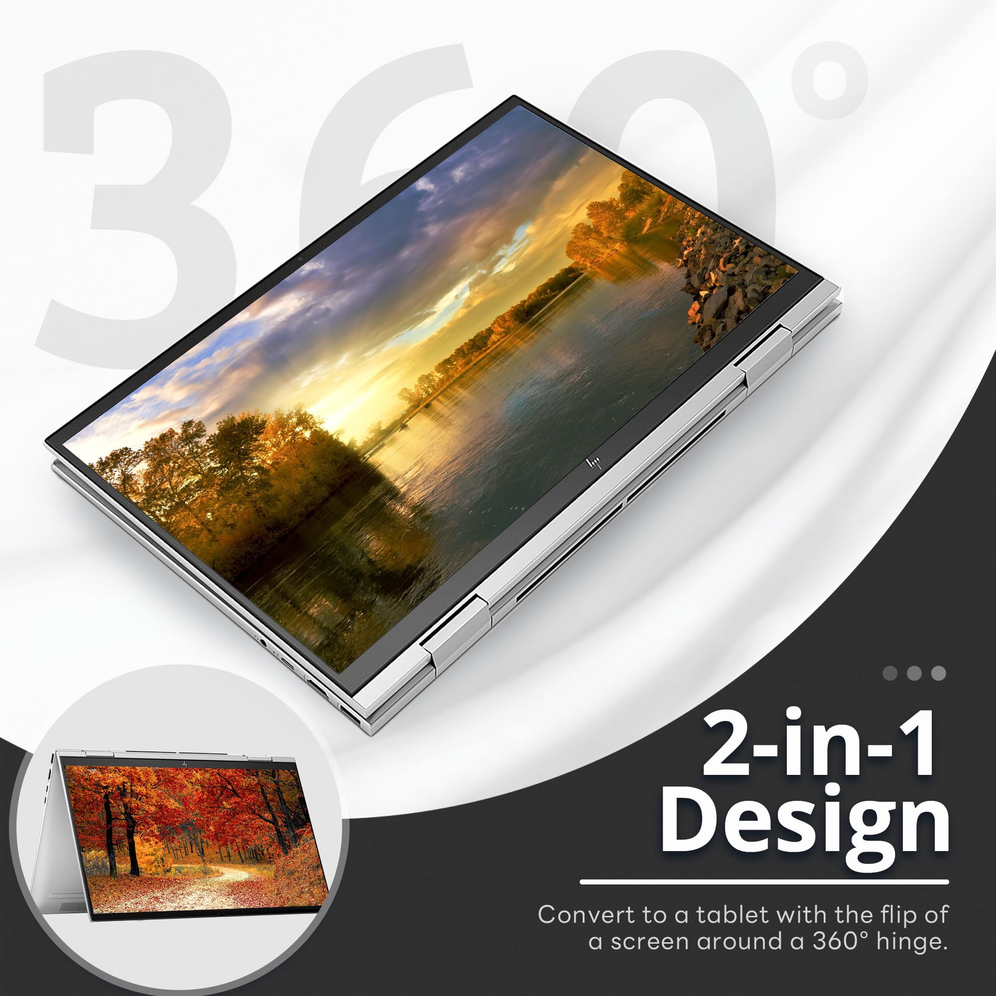 Hp Envy X360 2-In-1 15.6    Fhd Touchscreen Laptop, Intel Core I7-1260P, 16Gb Ram, 1Tb Pcie Ssd, Backlit Kb, Hd Webcam, Intel Ir