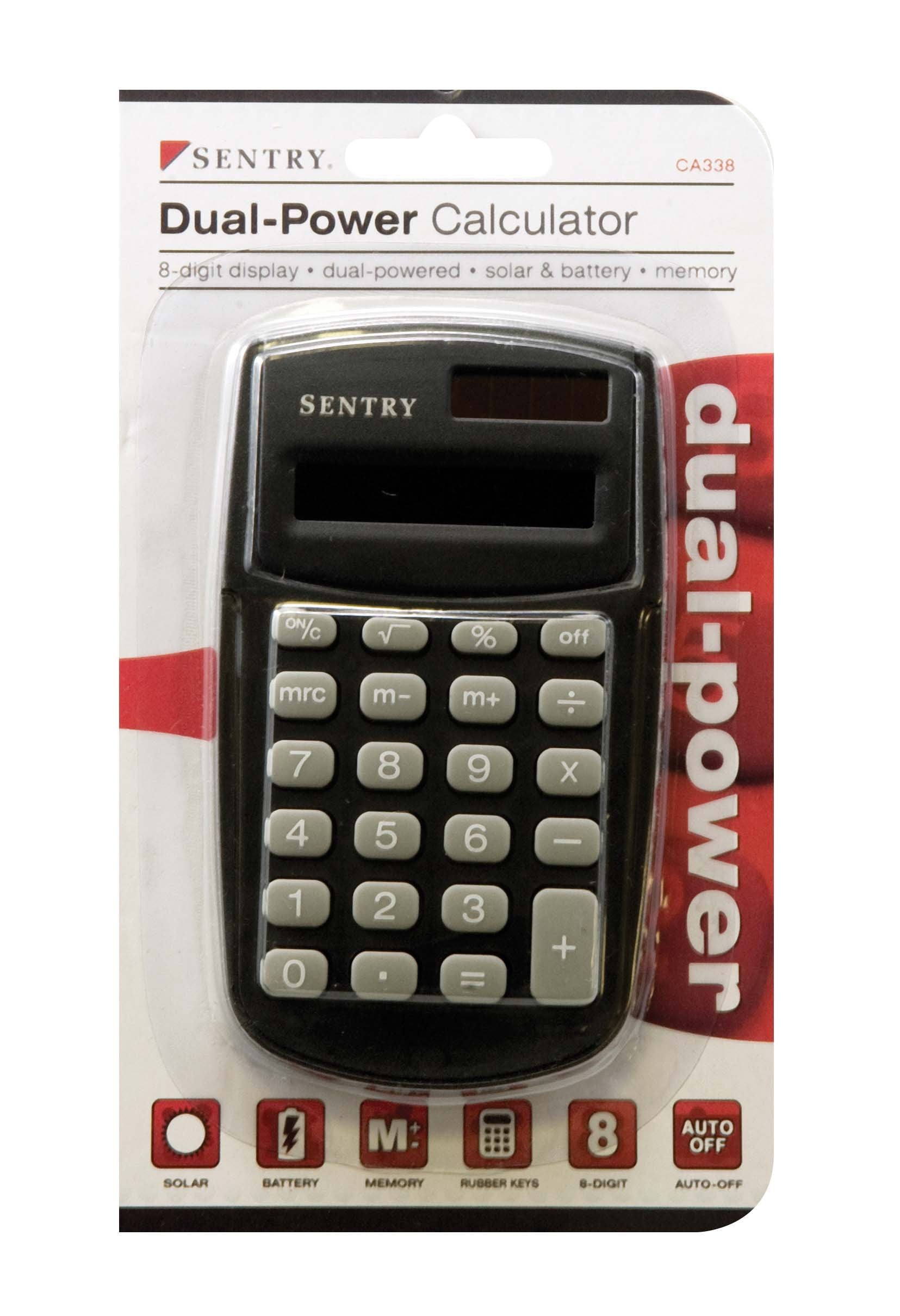 Sentry Dual-Power Calculator (CA338)