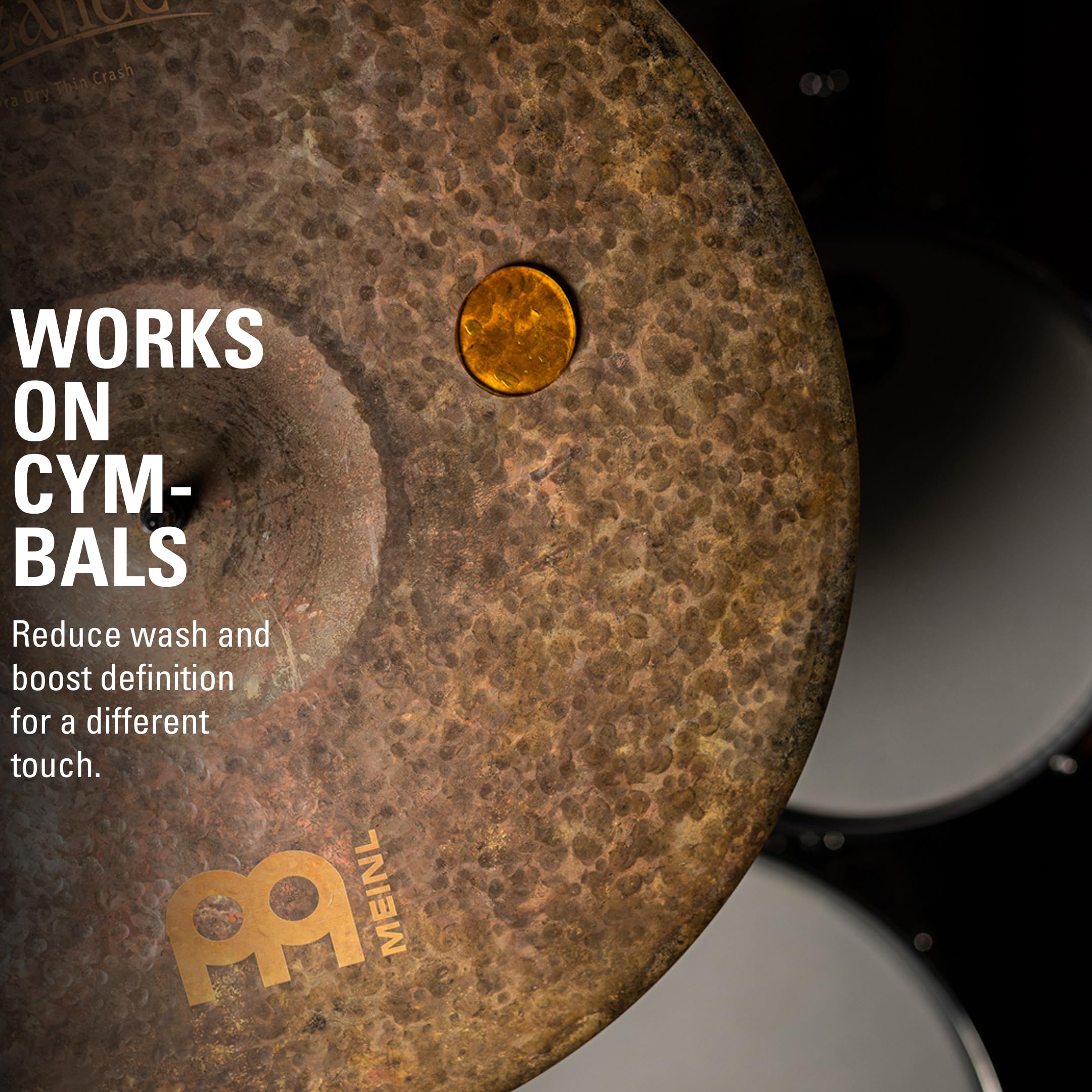 Meinl Cymbals Pc Drum Honey Dampening Gel Pads, 12 Piece Assortment With Varying Sizes - Includes Container And Dividers (Mdha)